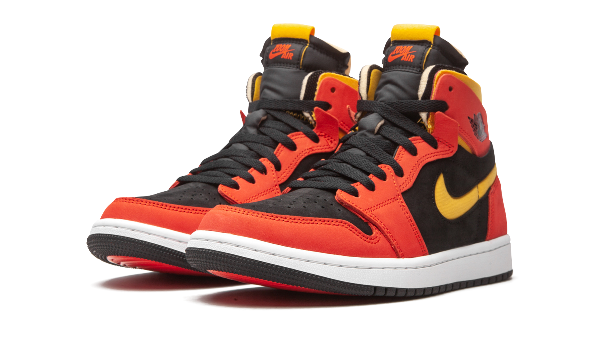 jordan 1 high zoom air cmft black chile red+CT0978-006+diagnol left view
