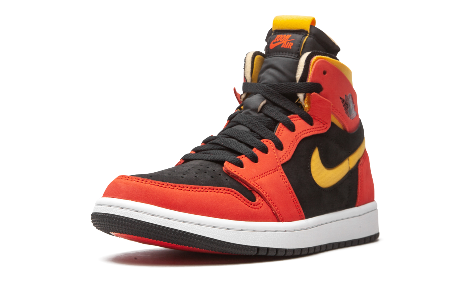 jordan 1 high zoom air cmft black chile red+CT0978-006+left diagnol single view