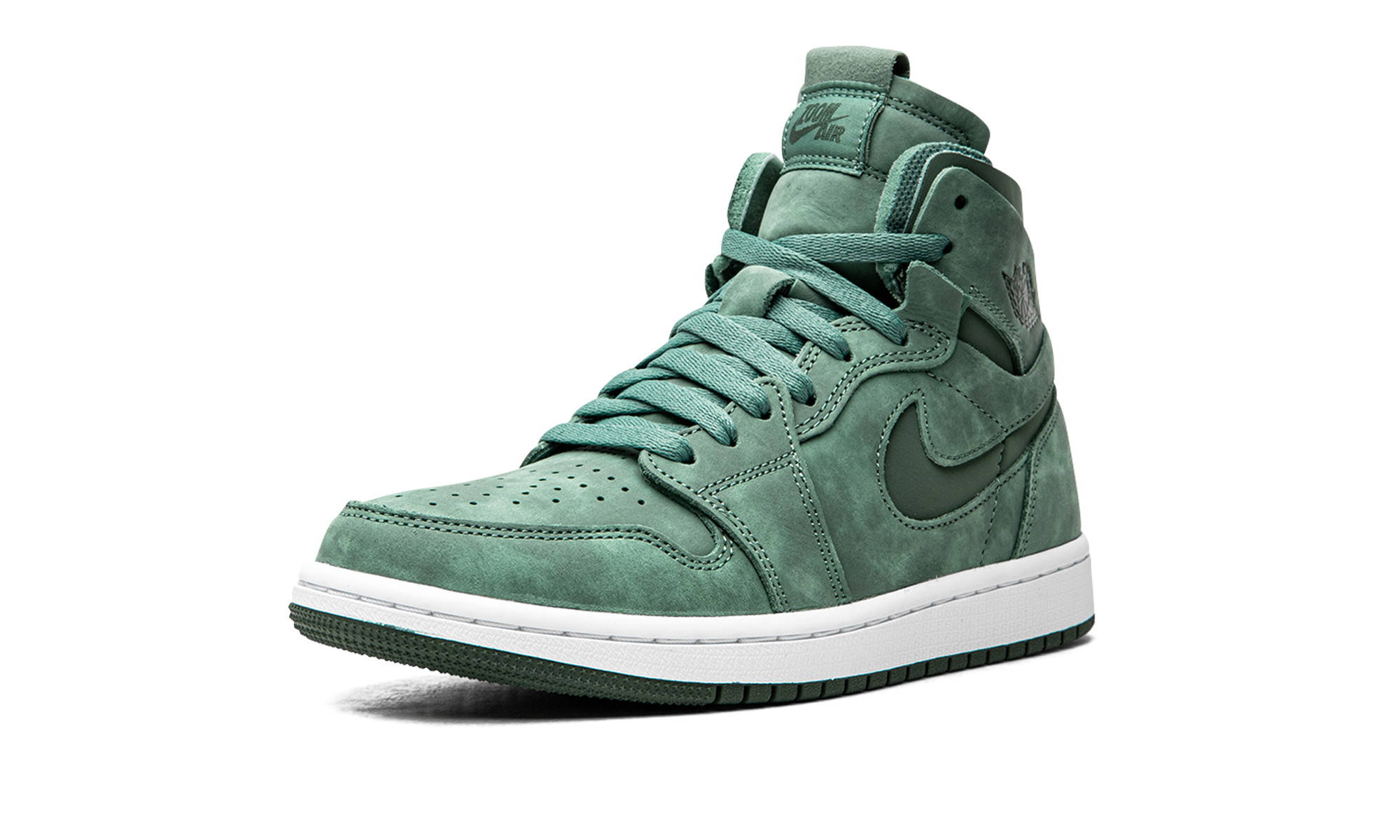 jordan 1 high zoom air cmft emerald green women s+CT0979-301+left diagnol single view