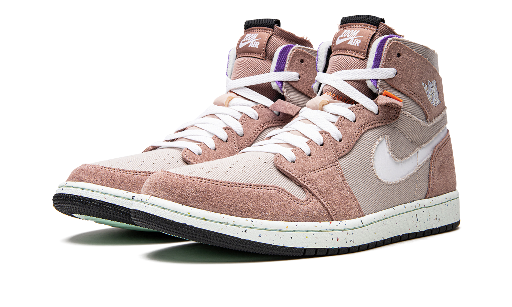 jordan 1 high zoom air cmft fossil stone+CT0978-201+diagnol left view