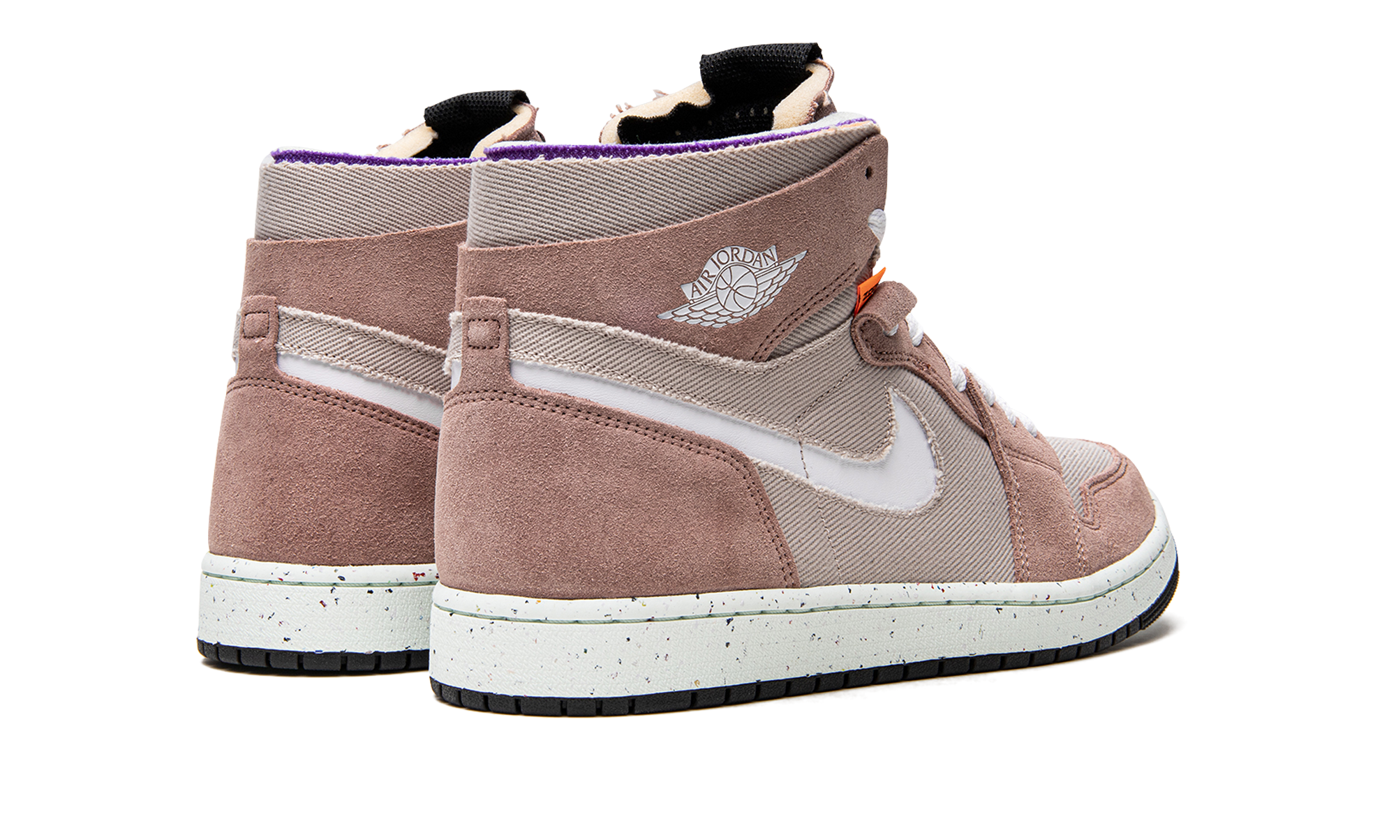 jordan 1 high zoom air cmft fossil stone+CT0978-201+diagnol right behind view