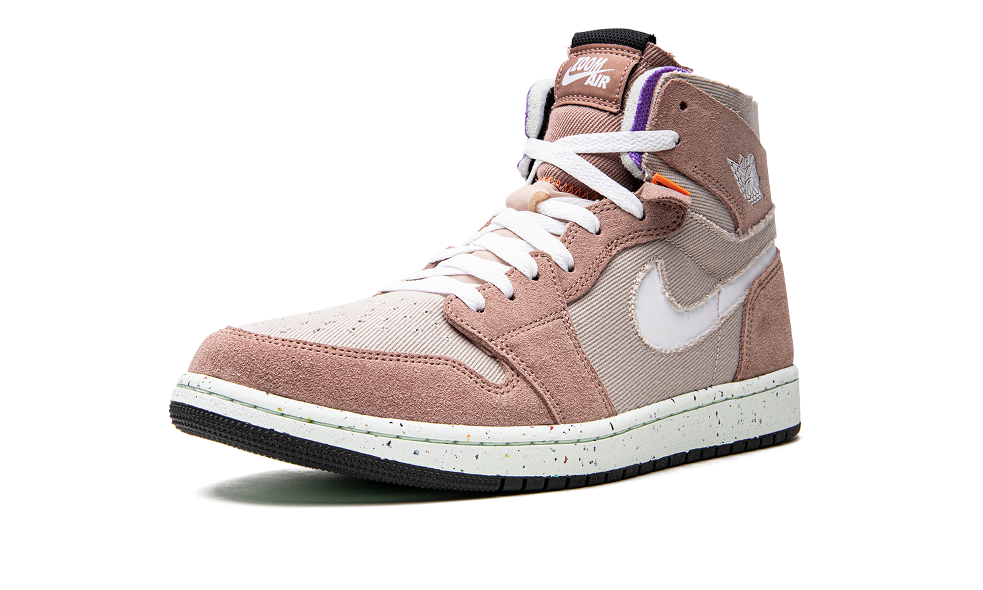 jordan 1 high zoom air cmft fossil stone+CT0978-201+left diagnol single view