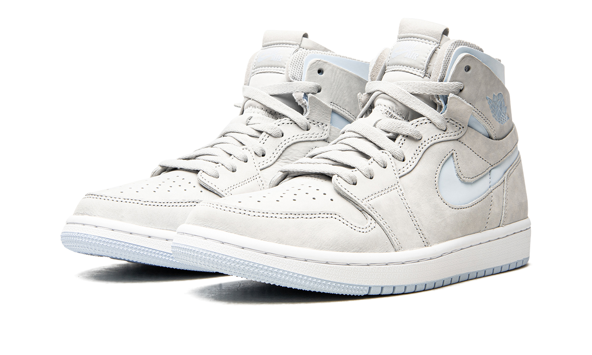 jordan 1 high zoom air cmft grey fog women s+CT0979-004+diagnol left view
