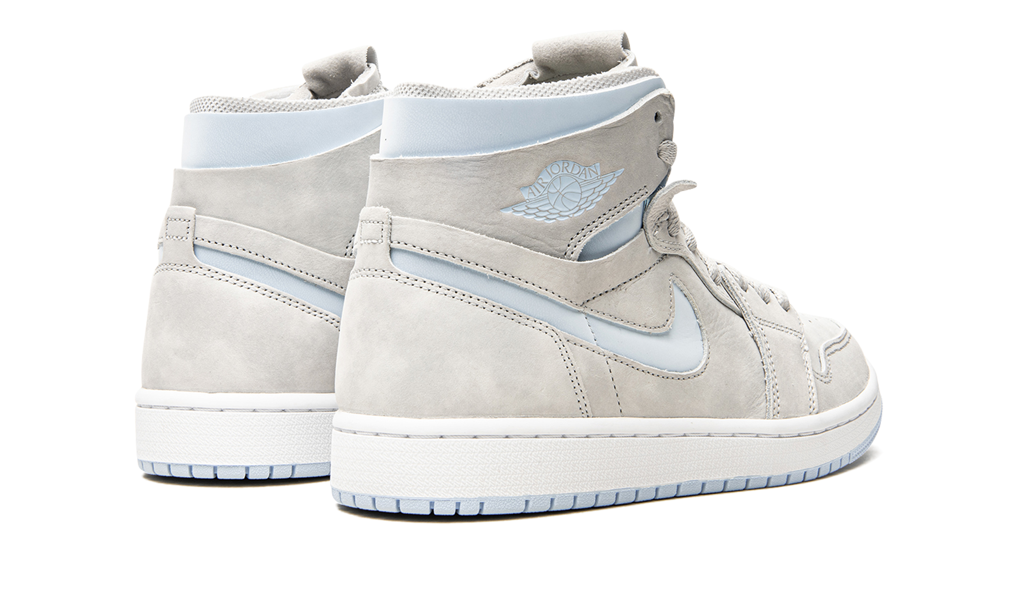 jordan 1 high zoom air cmft grey fog women s+CT0979-004+diagnol right behind view