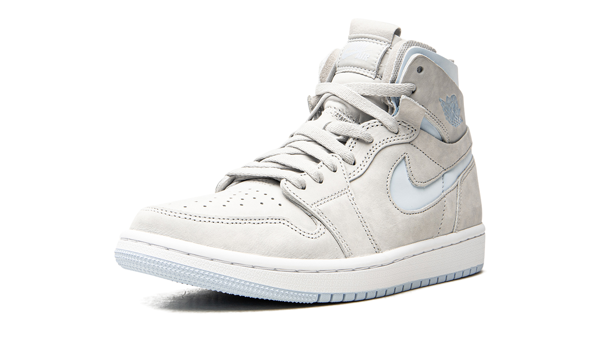 jordan 1 high zoom air cmft grey fog women s+CT0979-004+left diagnol single view