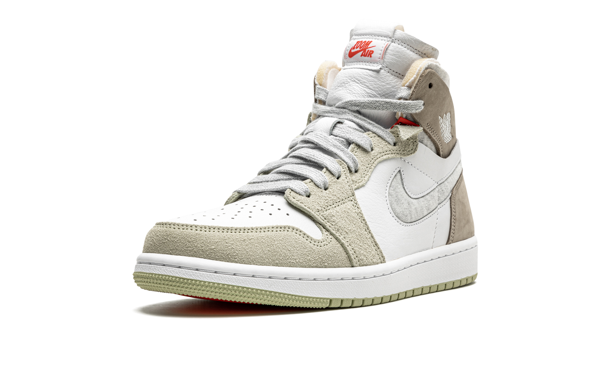 jordan 1 high zoom air cmft olive aura women s+CT0979-102+left diagnol single view