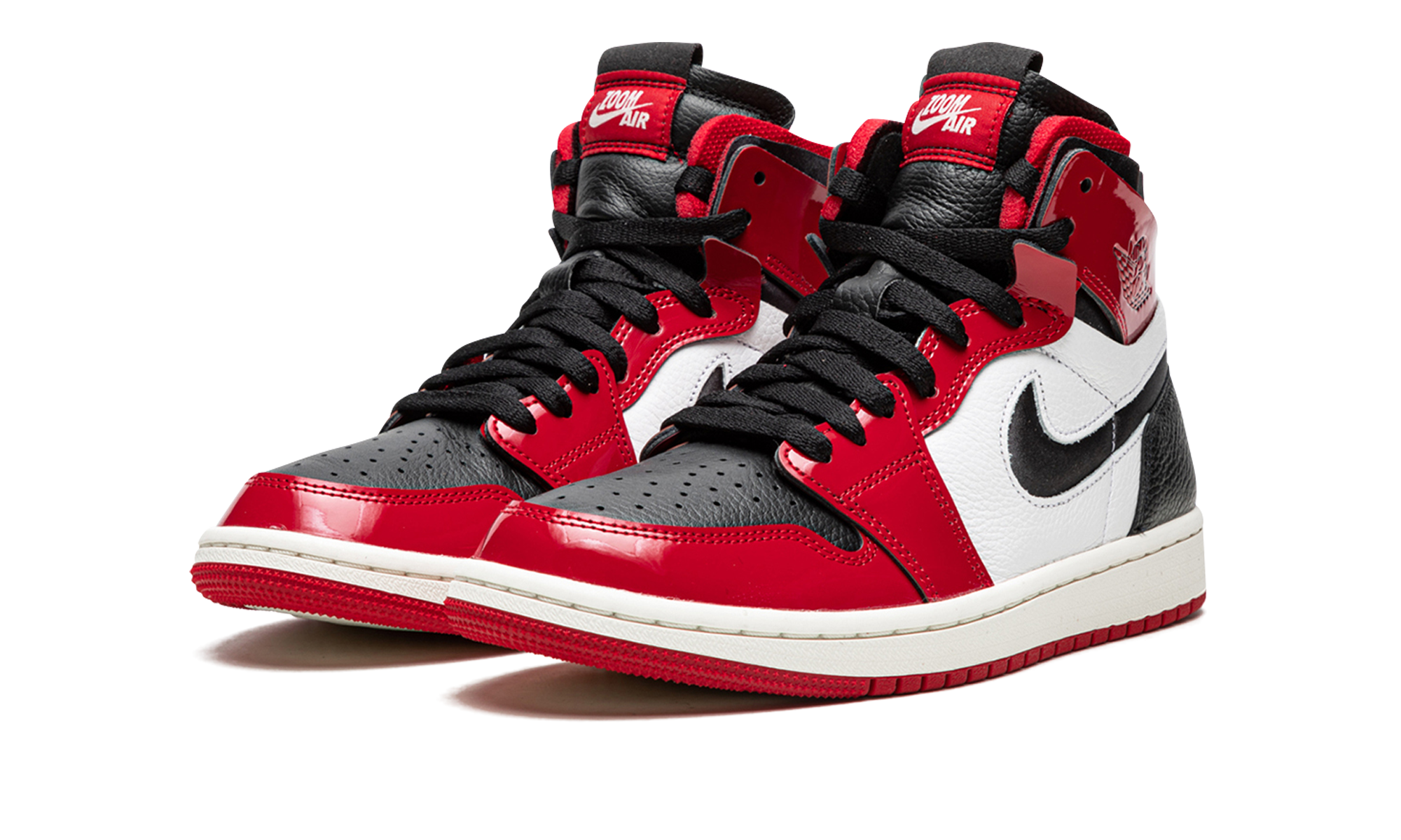 jordan 1 high zoom air cmft patent chicago women s+CT0979-610+diagnol left view