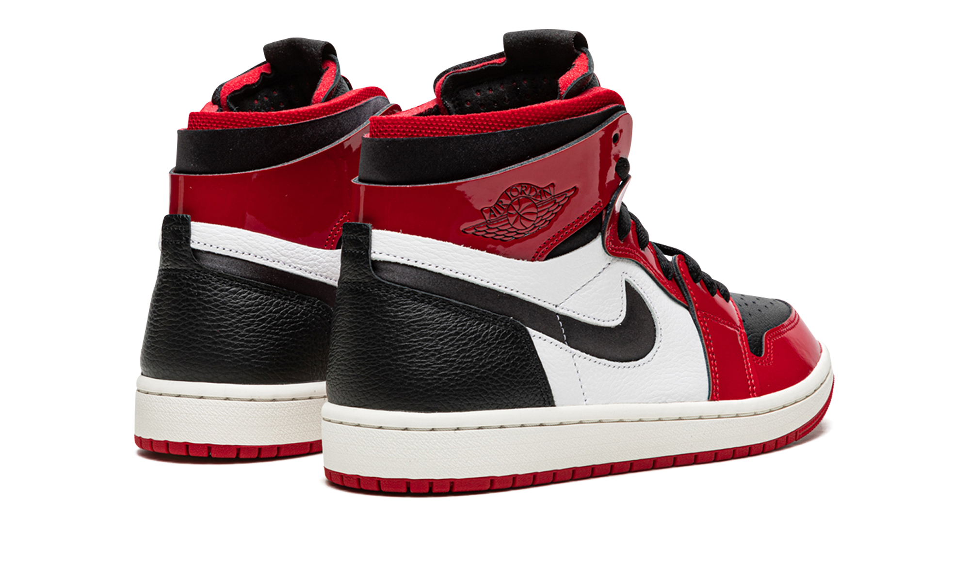 jordan 1 high zoom air cmft patent chicago women s+CT0979-610+diagnol right behind view