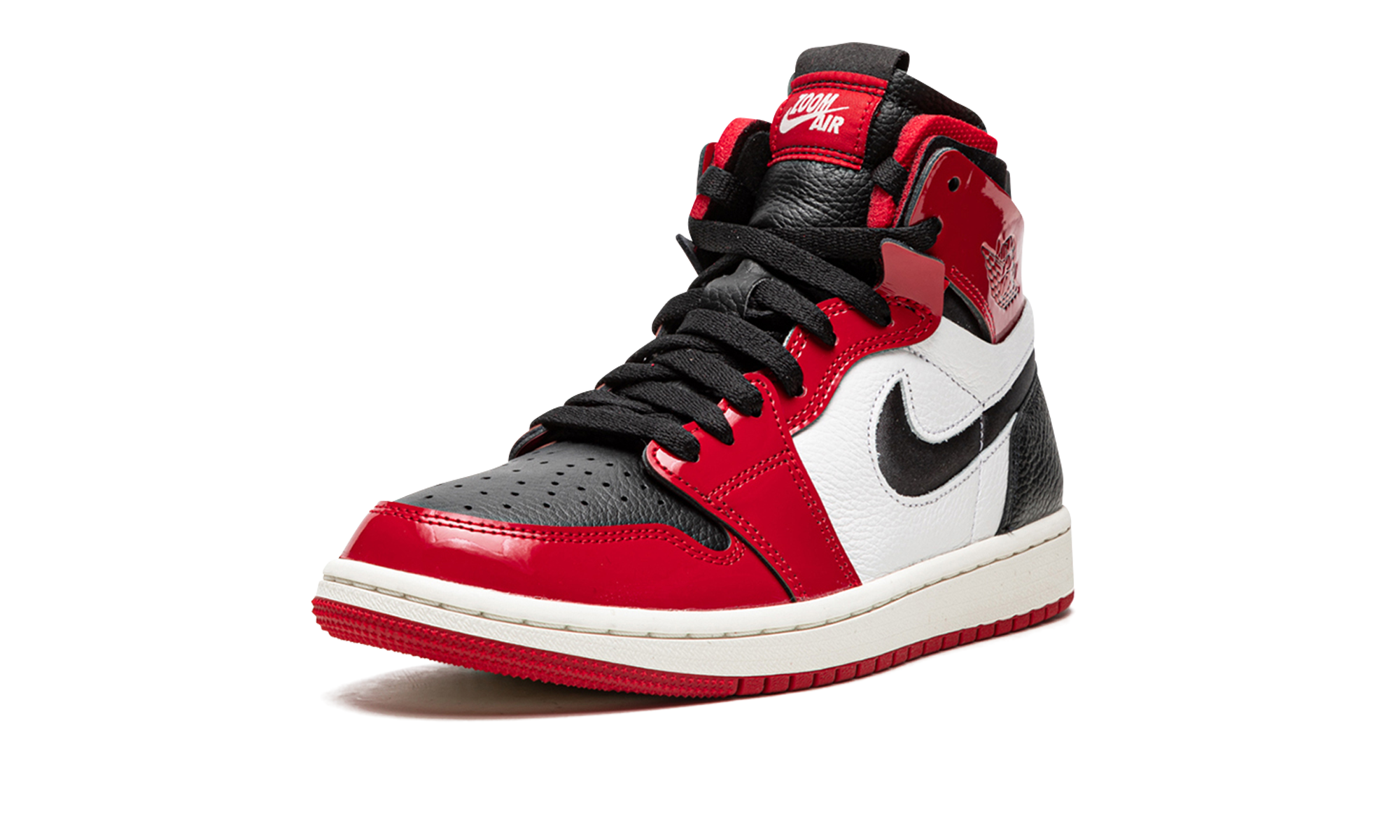 jordan 1 high zoom air cmft patent chicago women s+CT0979-610+left diagnol single view
