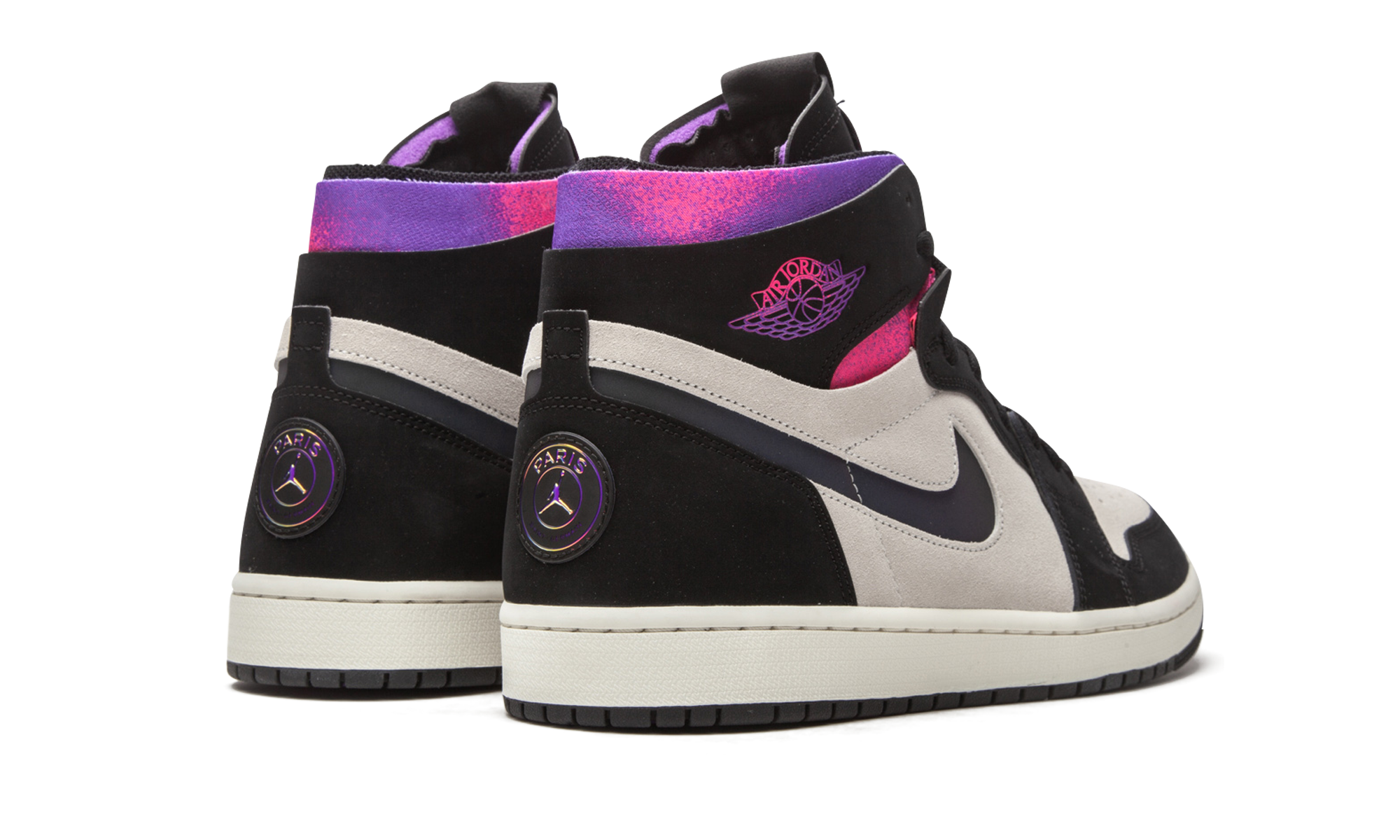 jordan 1 high zoom air cmft psg paris saint germain+DB3610-105+diagnol right behind view