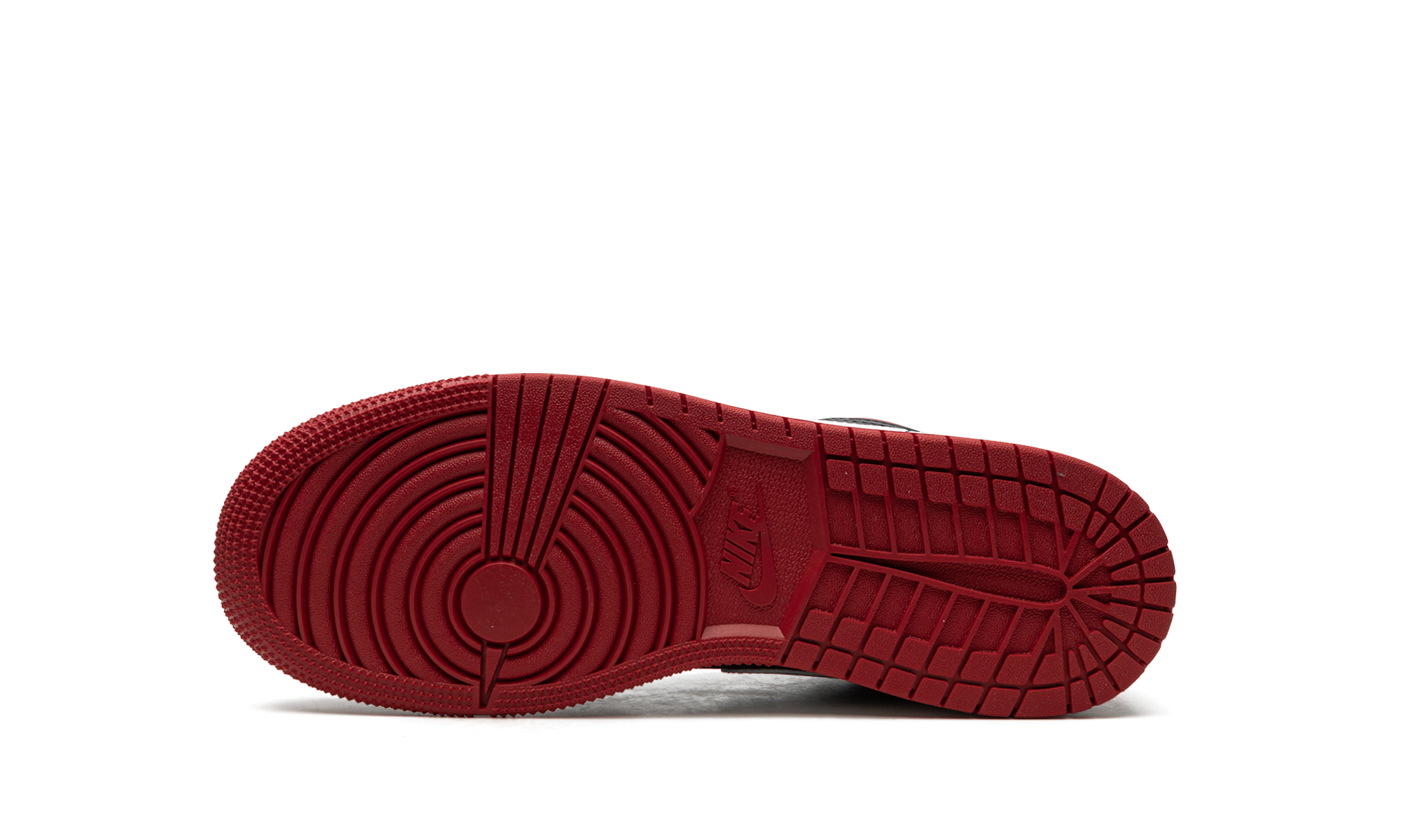 jordan 1 low alternate bred toe gs+553560-066+bottom view