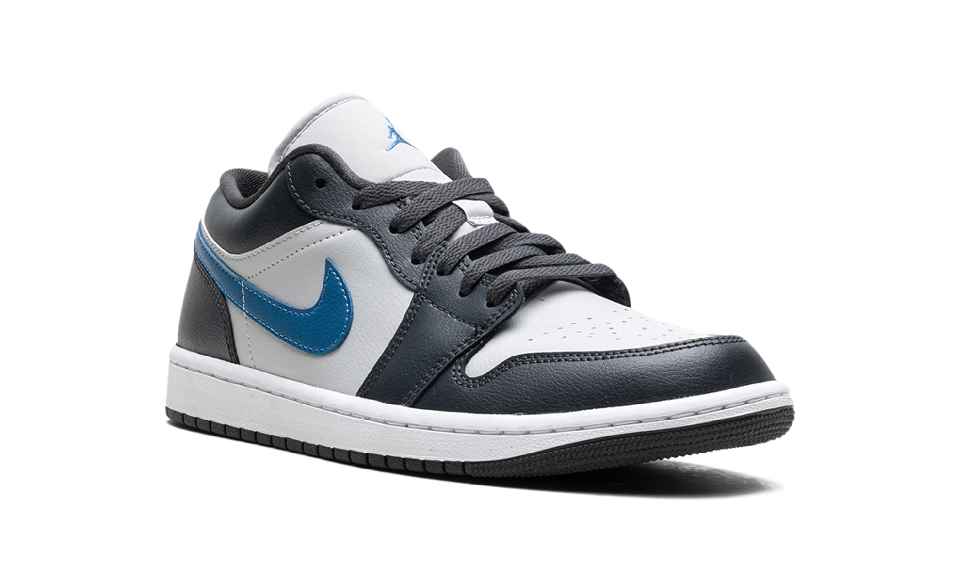 jordan 1 low anthracite industrial blue women s+DC0774-040+diagnol right view