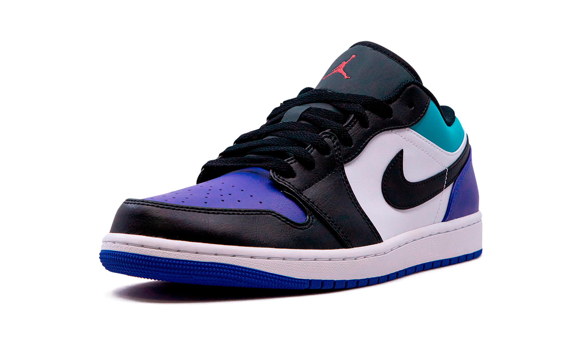 jordan 1 low aqua+553558-154+left diagnol single view