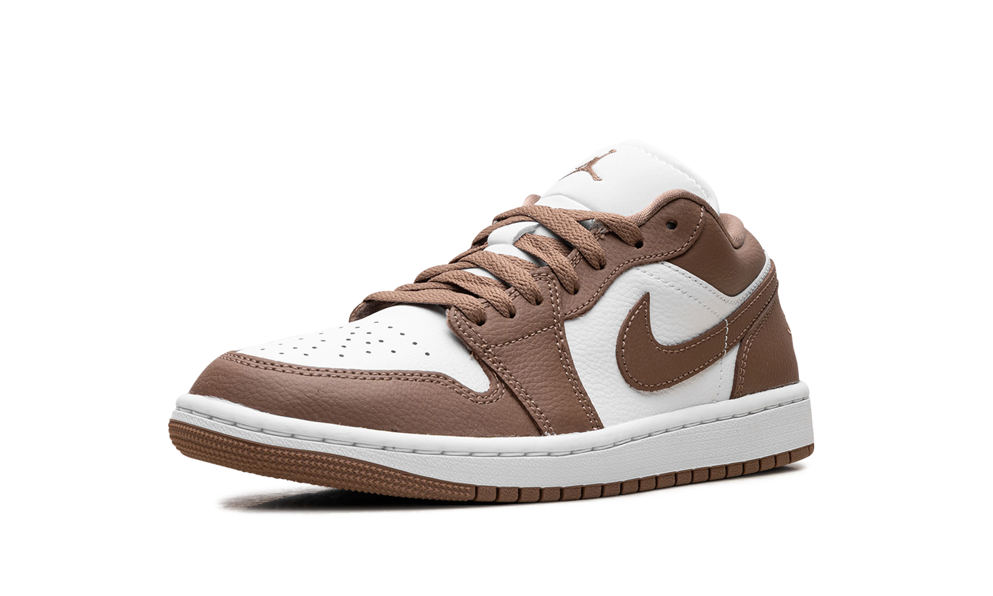 jordan 1 low archaeo brown white women s+DC0774-202+left diagnol single view