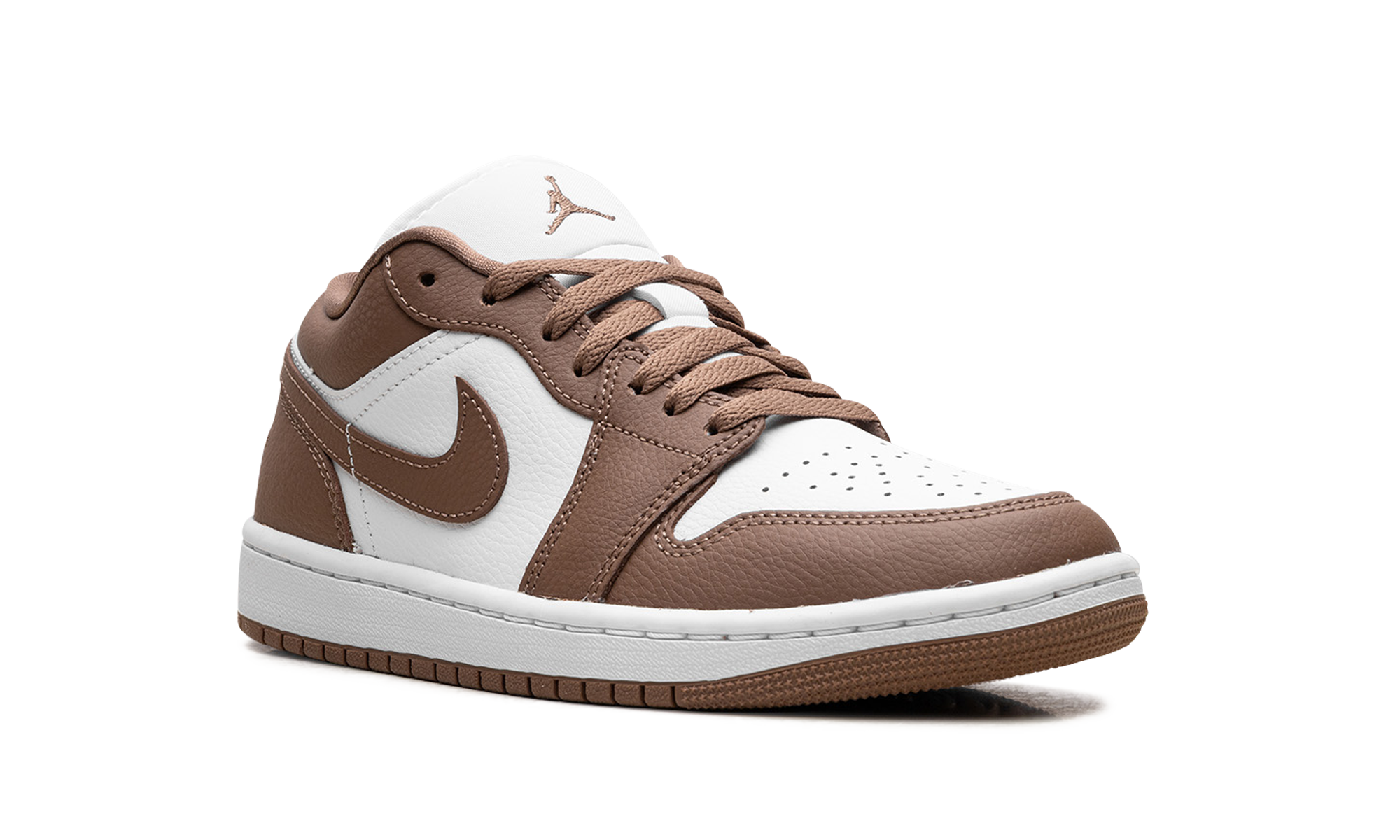 jordan 1 low archaeo brown white women s+DC0774-202+diagnol right view