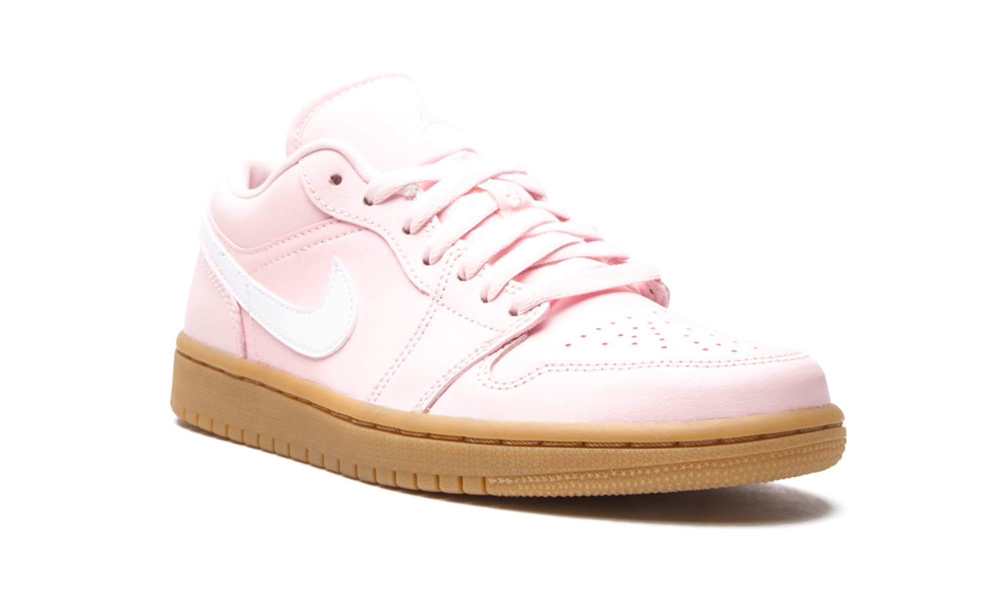jordan 1 low arctic pink gum women s+DC0774-601+diagnol right view