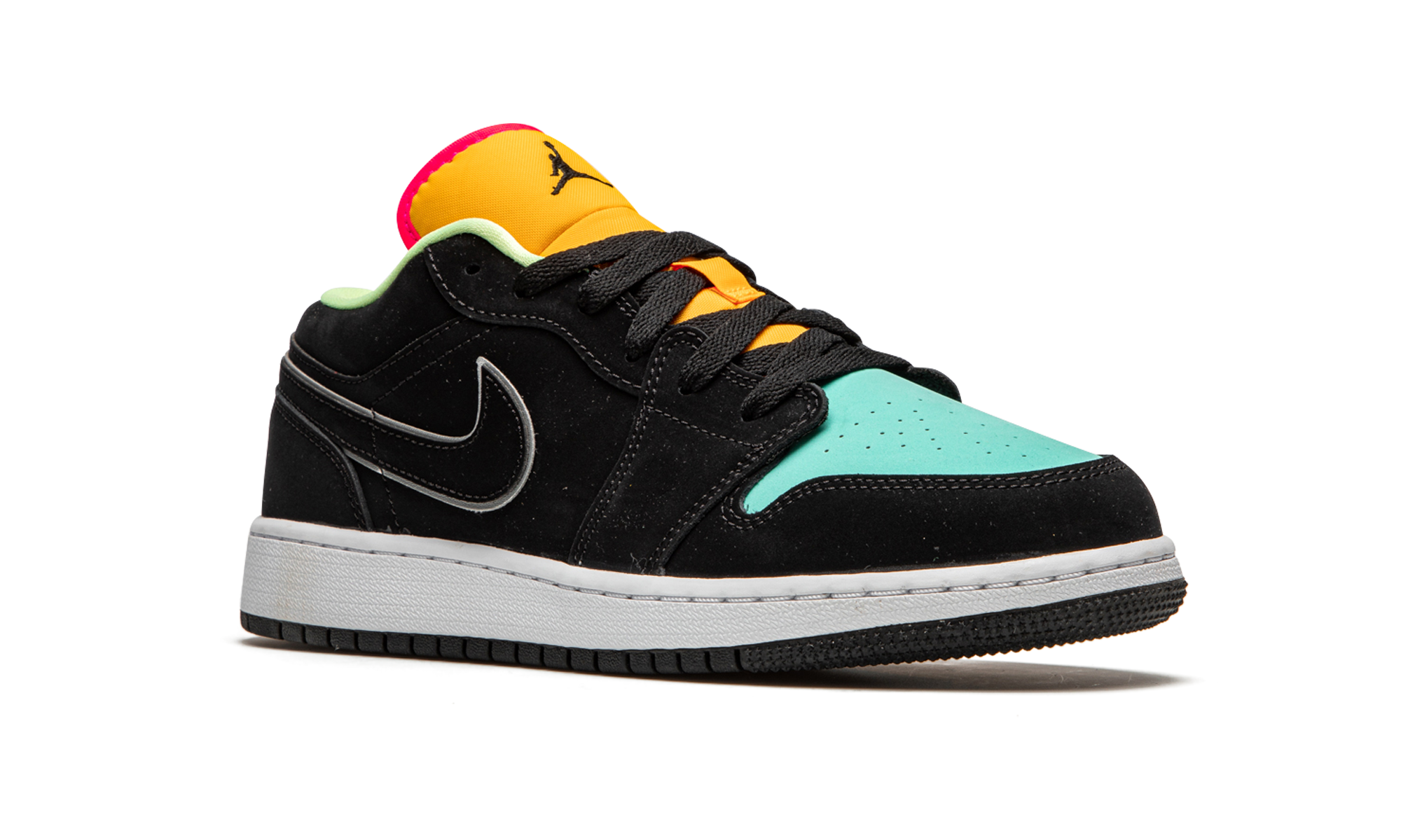 jordan 1 low aurora green gs+CV9844-013+diagnol right view