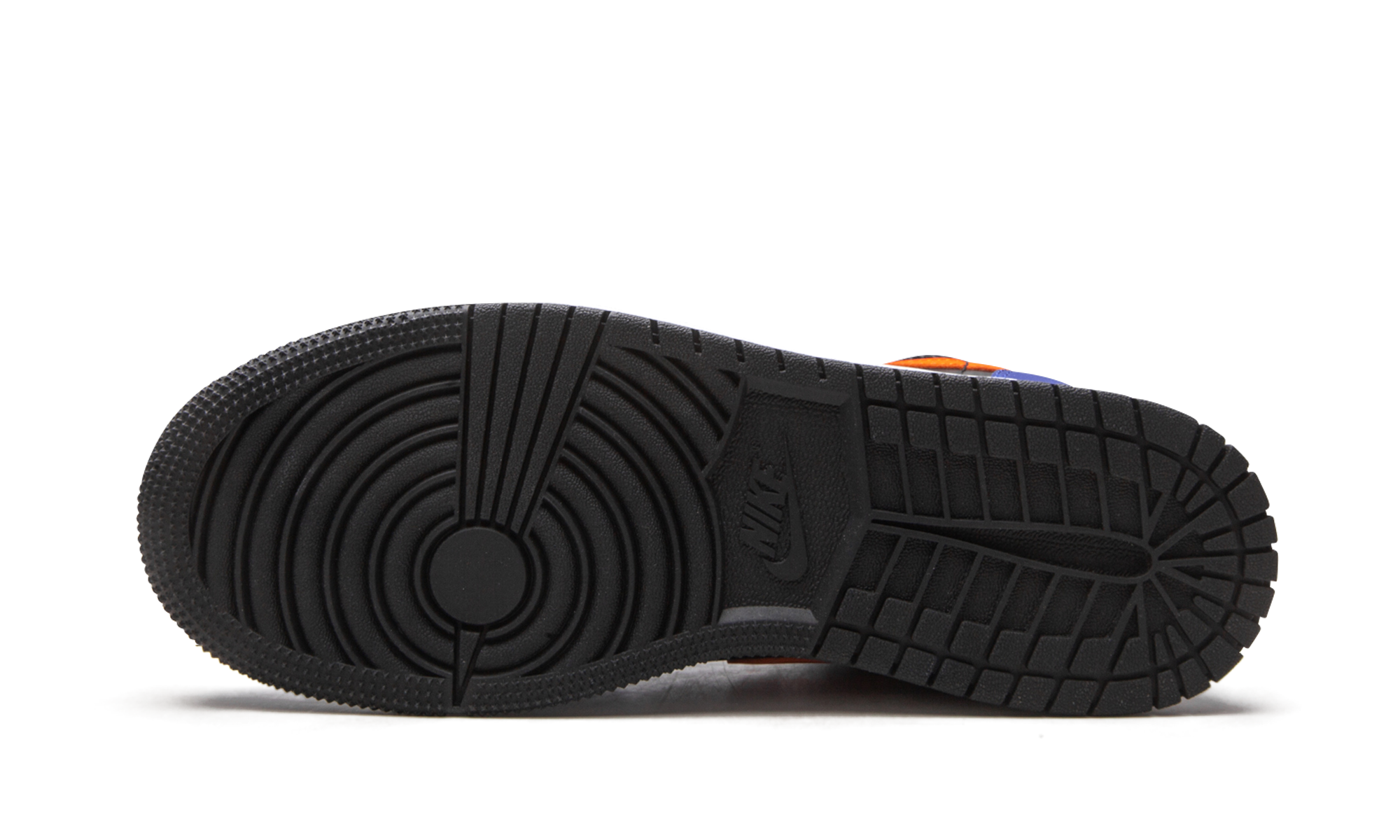 jordan 1 low black blue orange gs+553560-480+bottom view