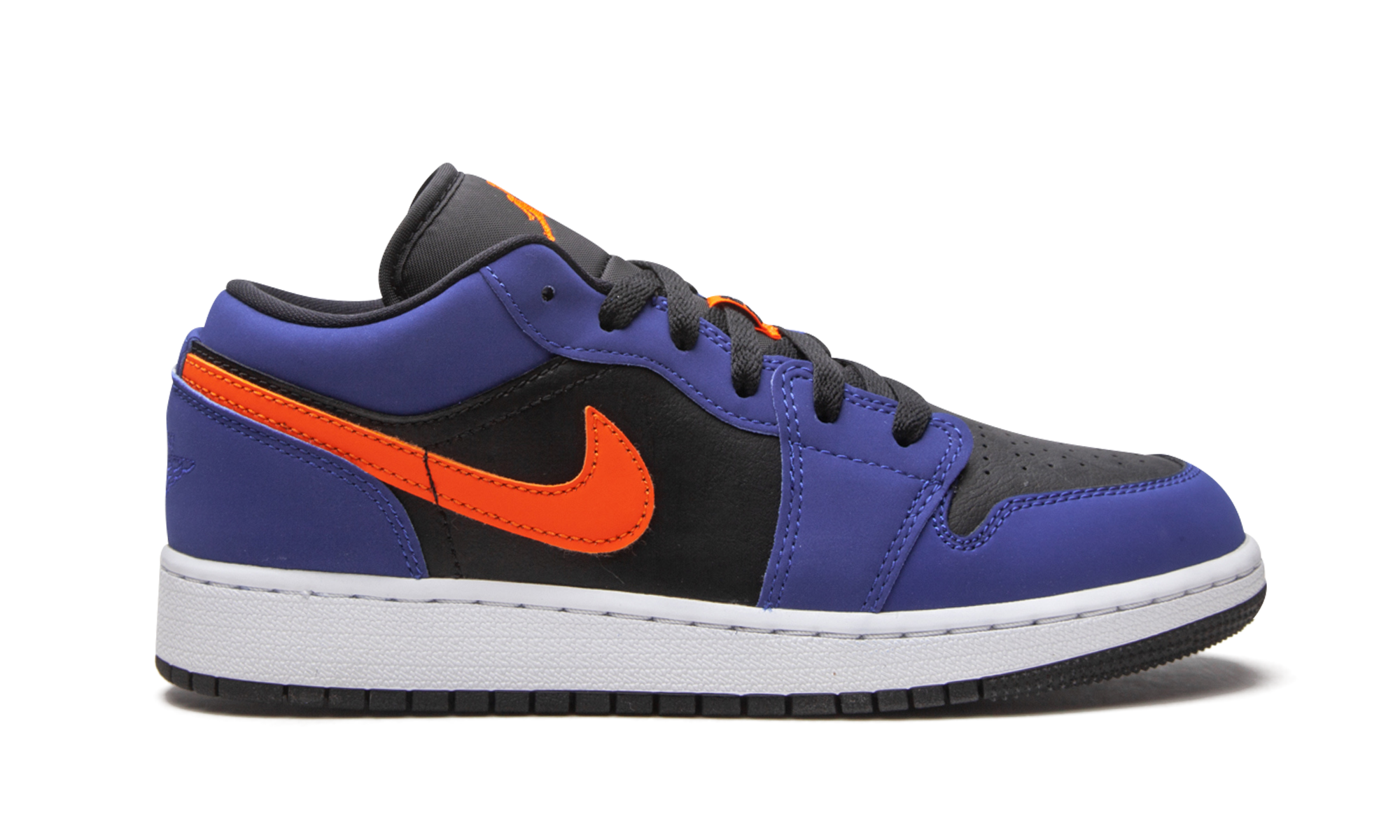 jordan 1 low black blue orange gs+553560-480+right view