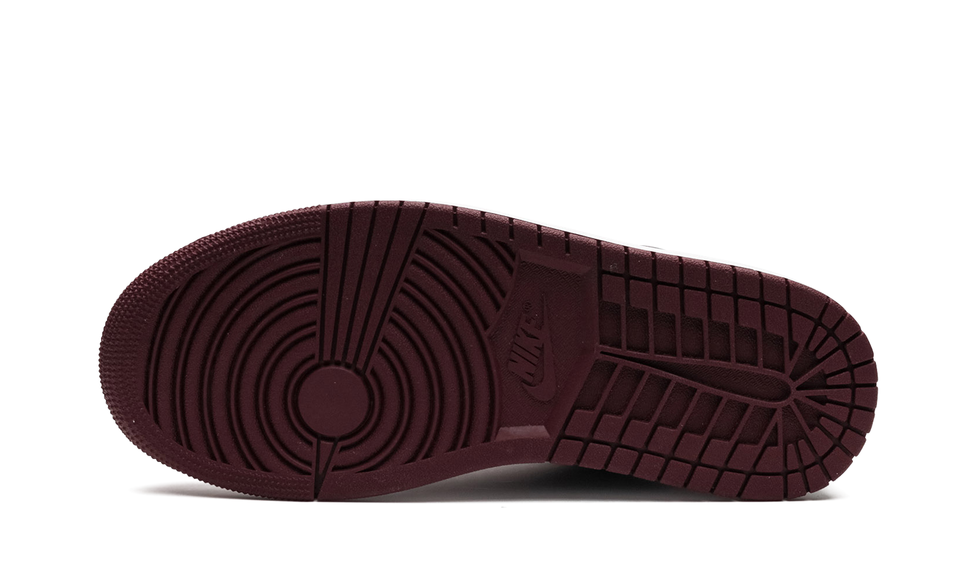 jordan 1 low black dark beetroot women s+DC0774-006+bottom view