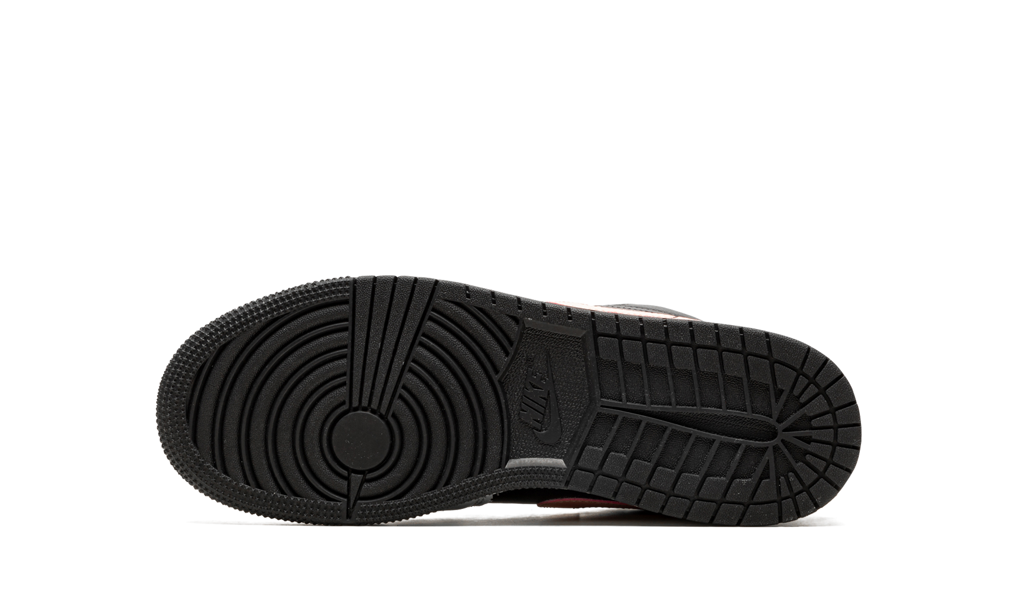 jordan 1 low black grey pink gs+553560-062+bottom view
