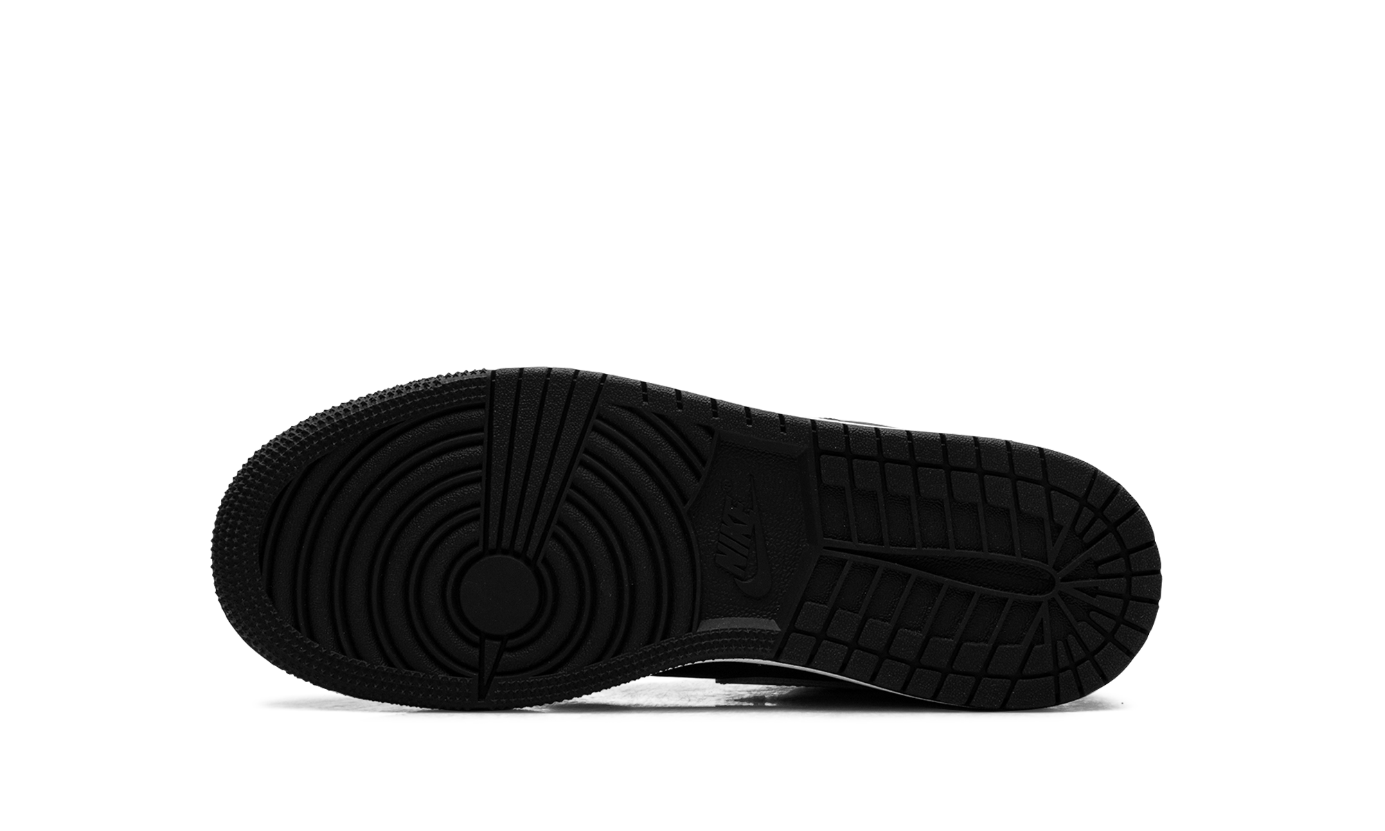 jordan 1 low black summit white gs+553560-043+bottom view