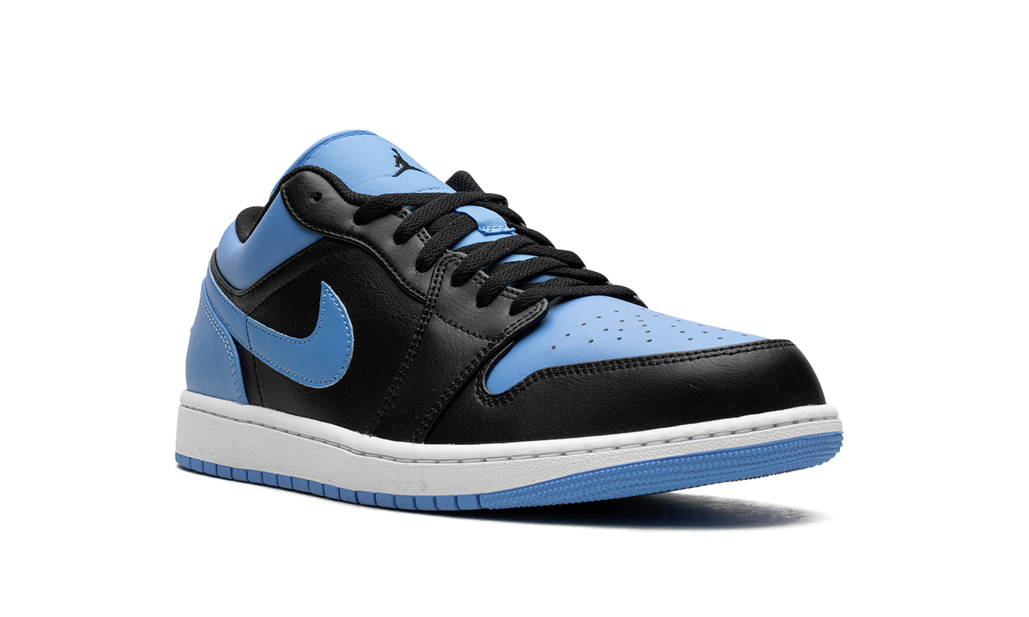 jordan 1 low black university blue+553558-041+diagnol right view