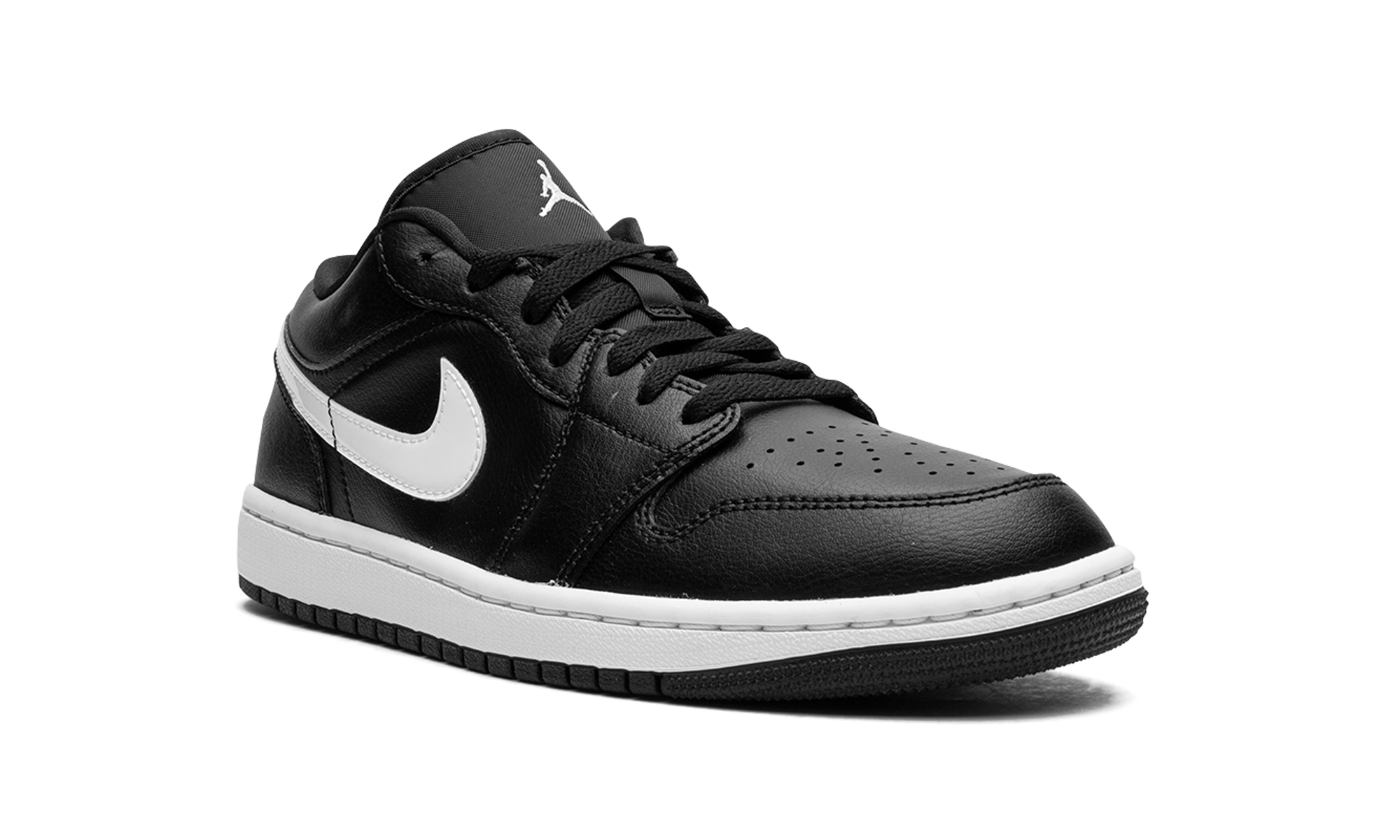 jordan 1 low black white 2022 women s+DV0990-001+diagnol right view