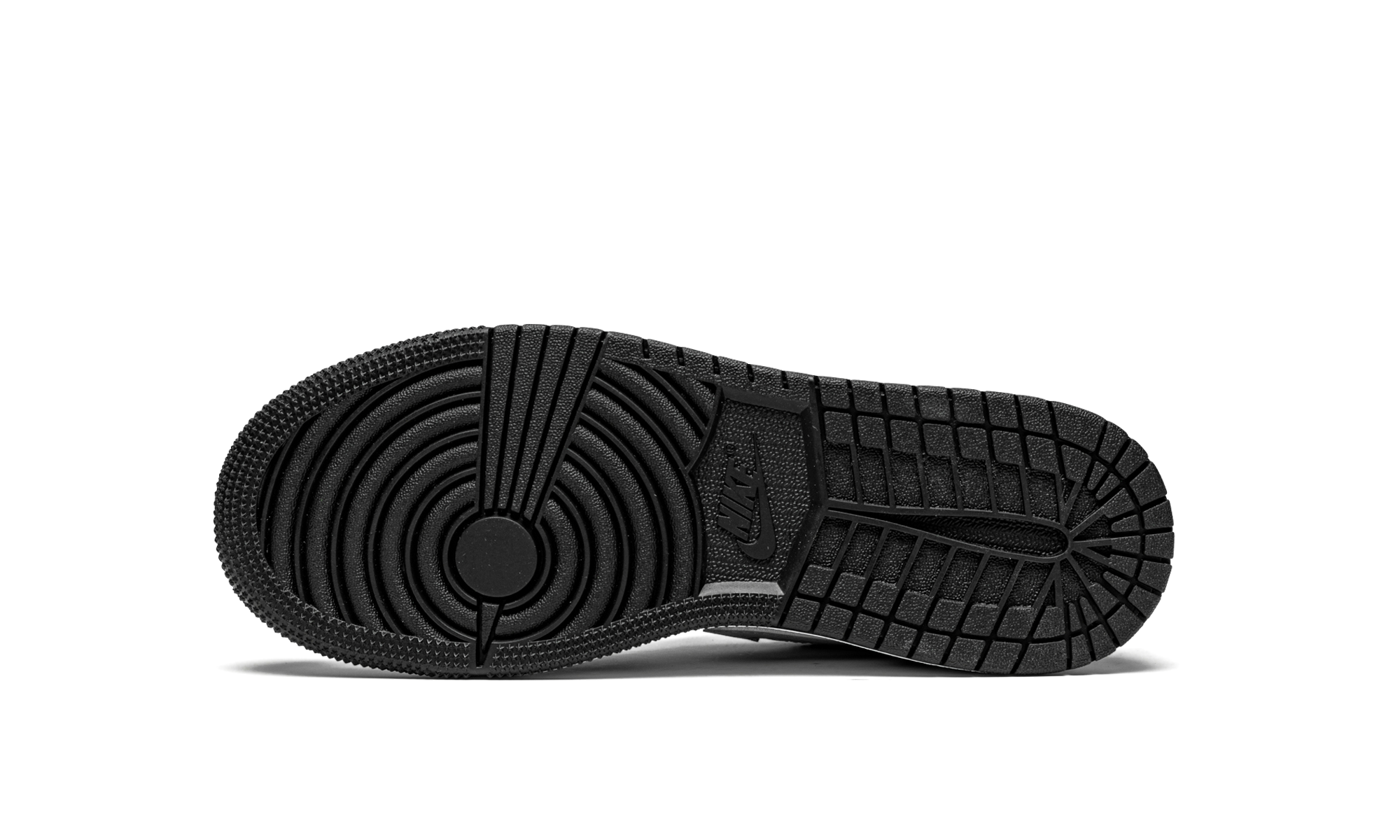 jordan 1 low black white grey gs+553560-040+bottom view