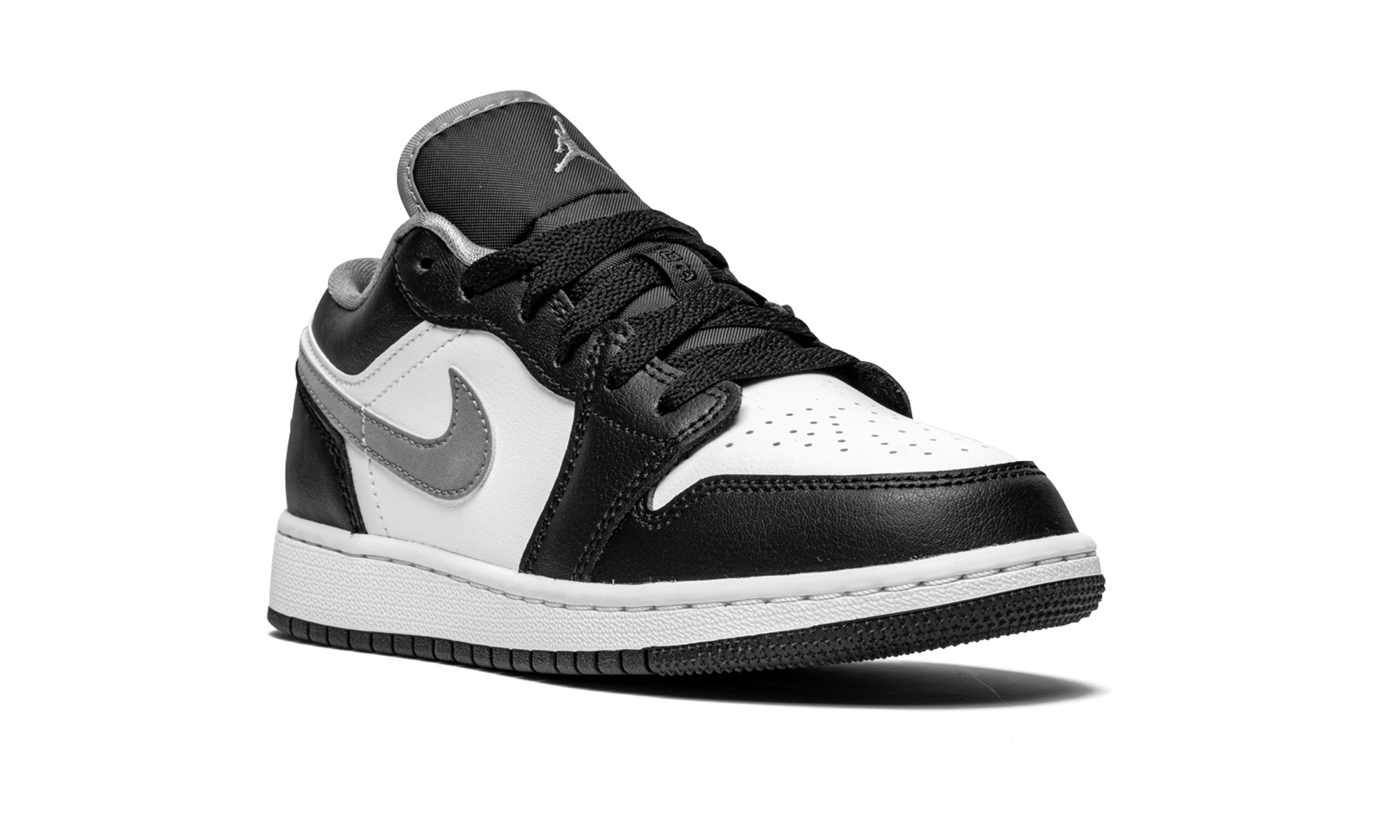 jordan 1 low black white grey gs+553560-040+right view