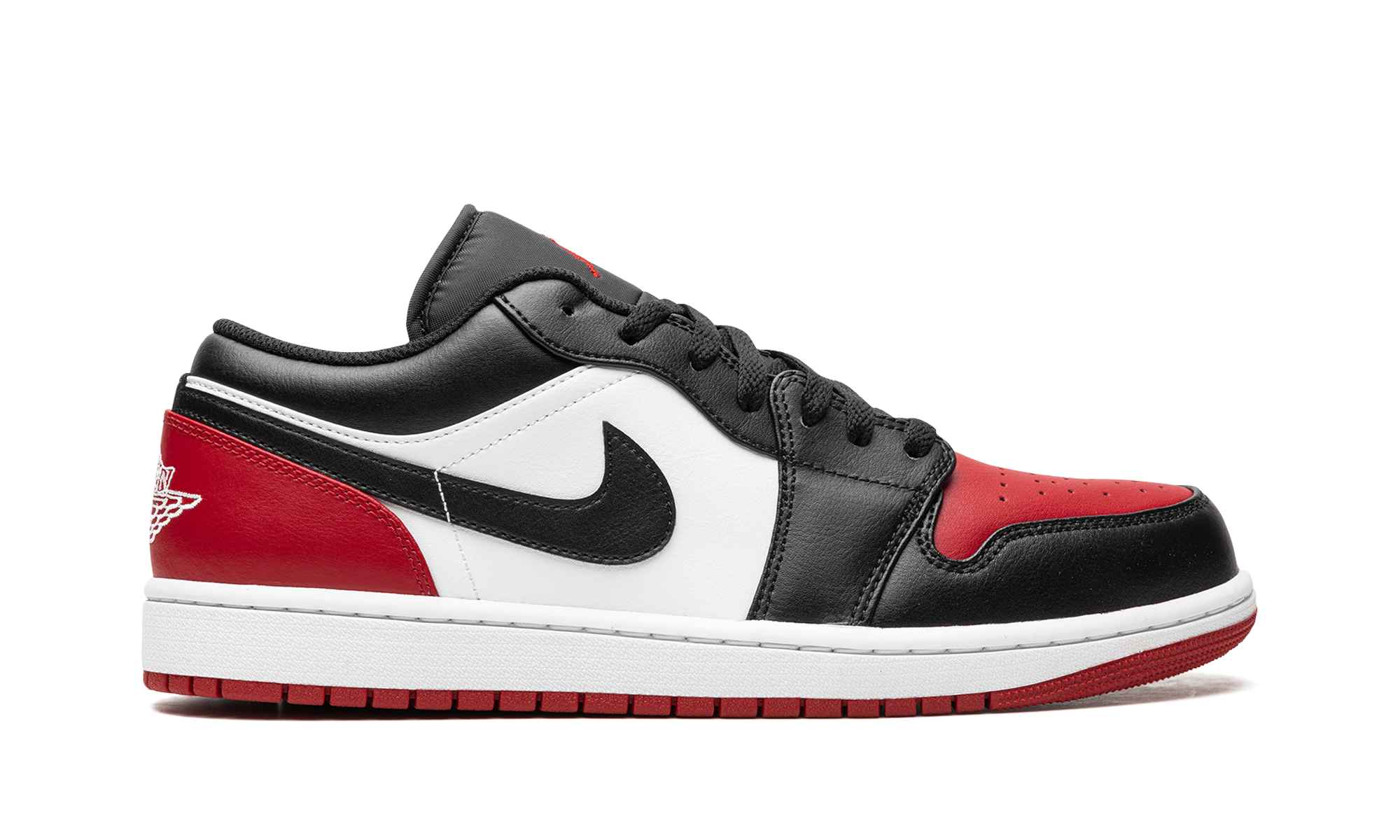 jordan 1 low bred toe 2 0+553558-161+right view