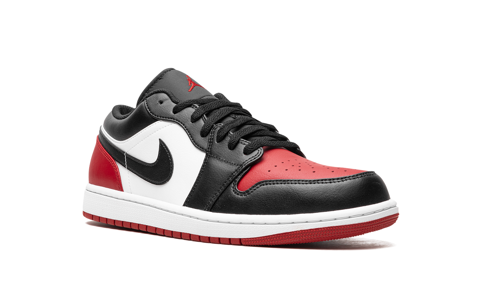 jordan 1 low bred toe 2 0+553558-161+diagnol right view