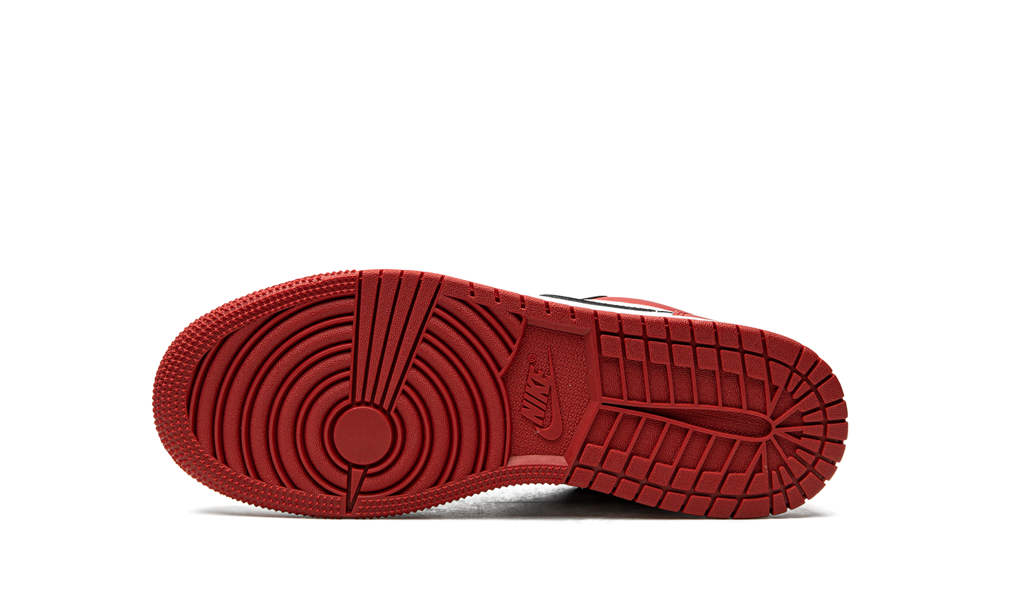 jordan 1 low bred toe gs+553560-612+bottom view