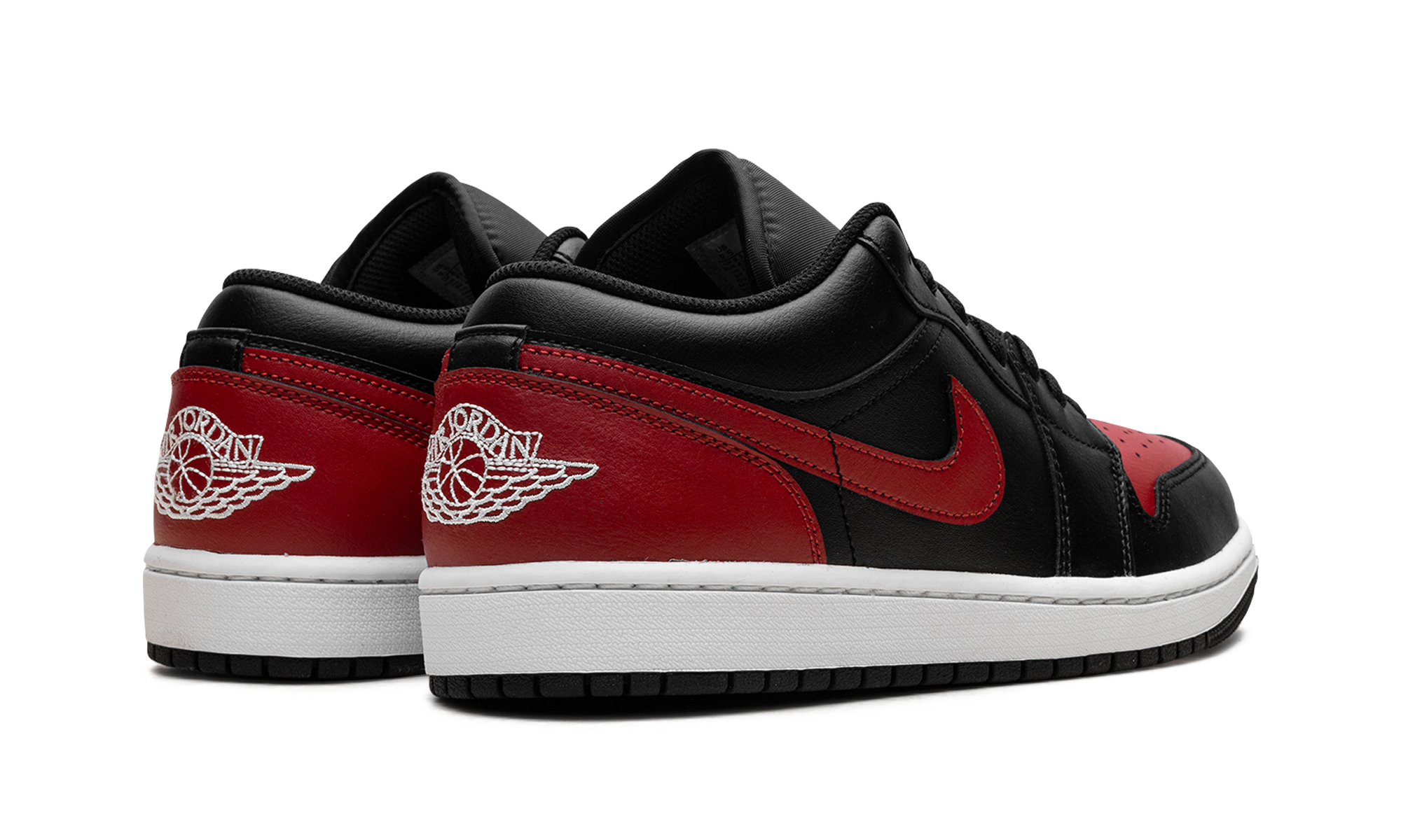 jordan 1 low bred twist+553558-067+diagnol right behind view