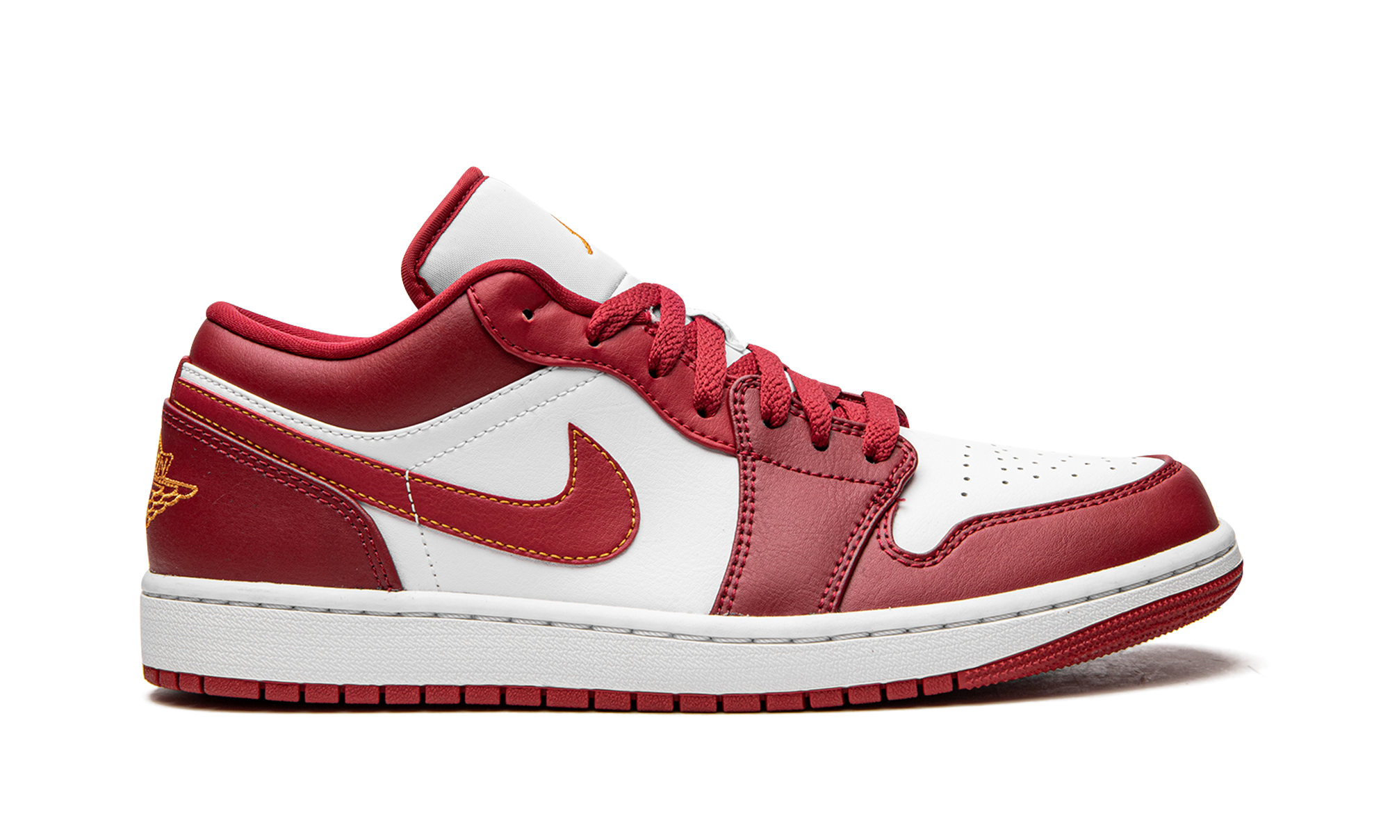 jordan 1 low cardinal red+553558-607+right view