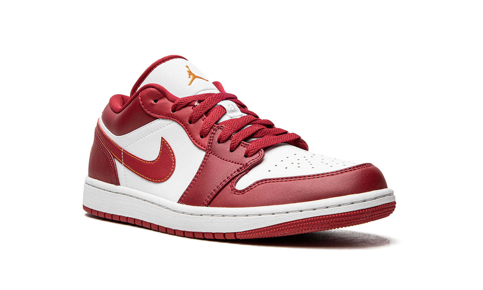 jordan 1 low cardinal red+553558-607+diagnol right view