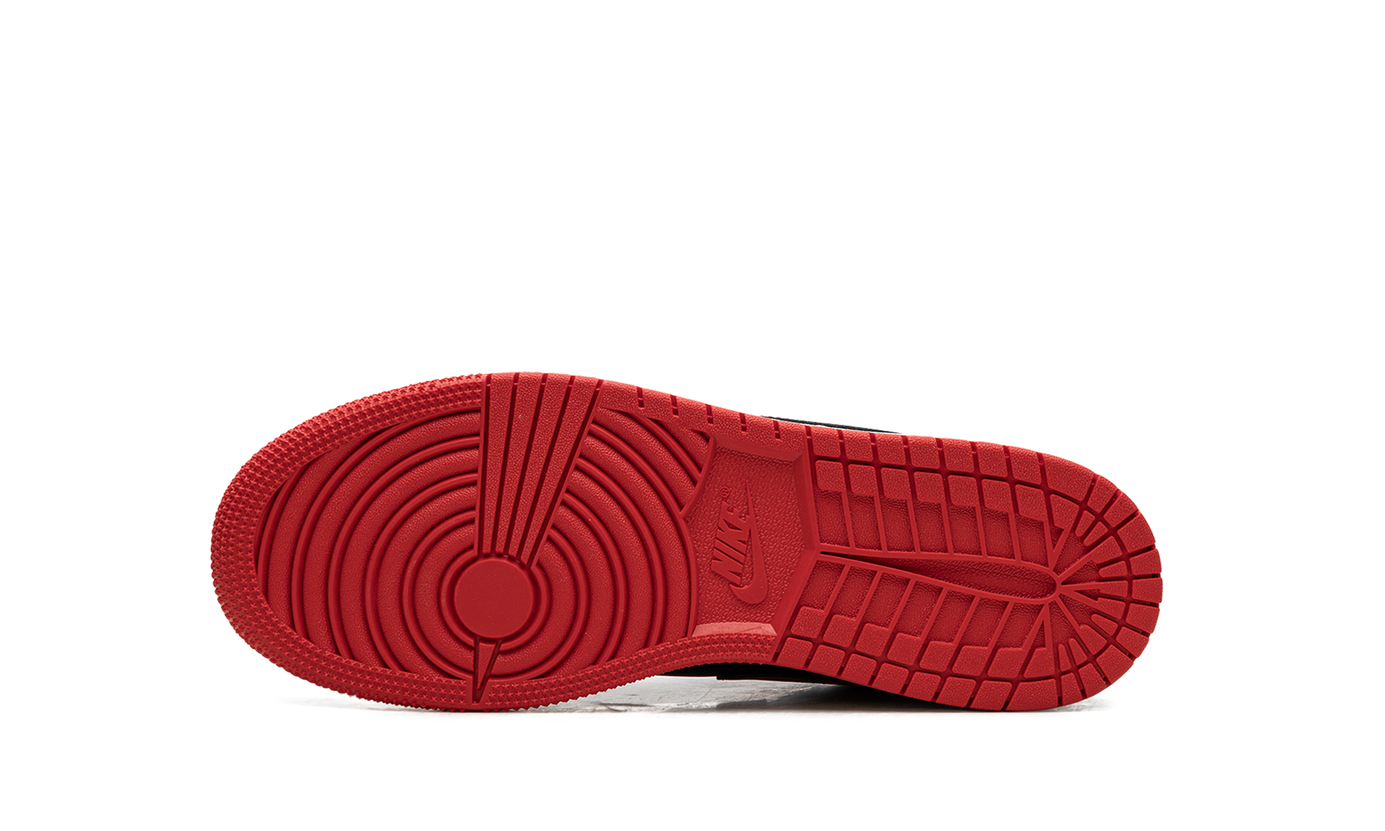 jordan 1 low cement fire red gs+553560-060+bottom view