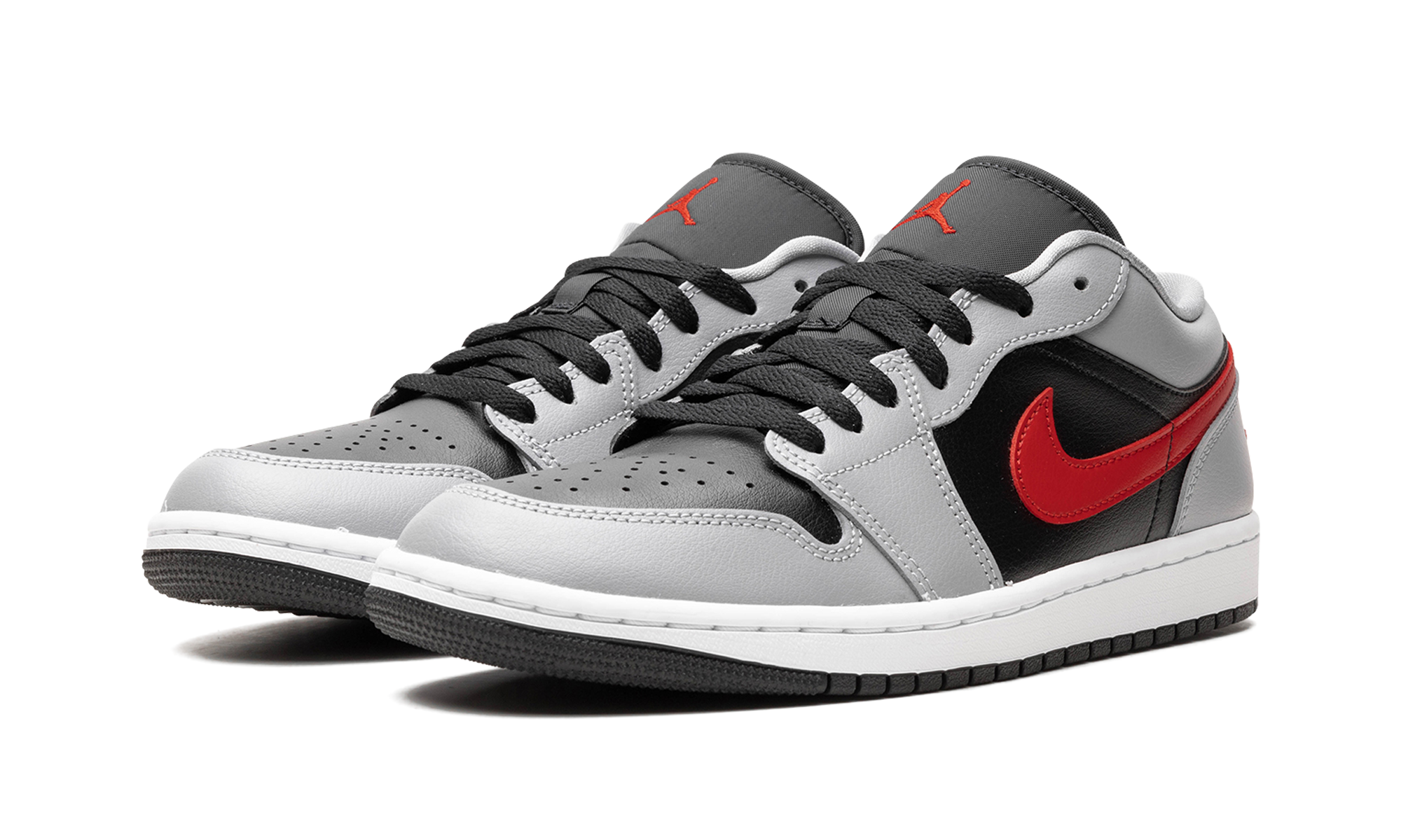 jordan 1 low cement grey fire red women s+FZ4183-002+diagnol left view