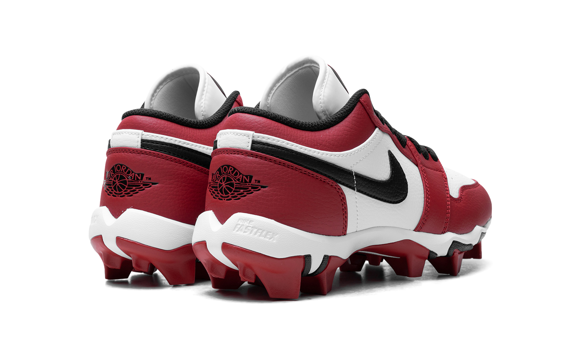 jordan 1 low cleat chicago gs+HF6885-106+diagnol right behind view