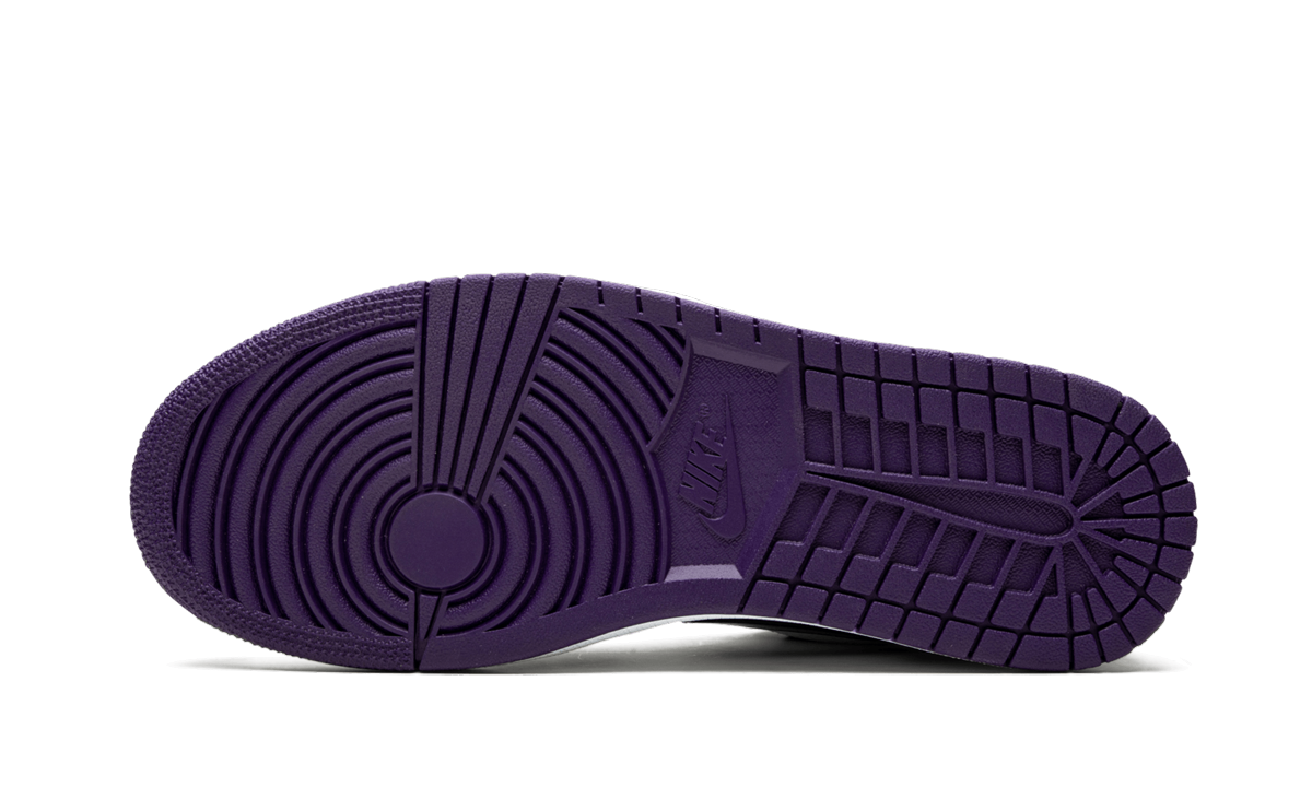 jordan 1 low court purple+553558-125+bottom view