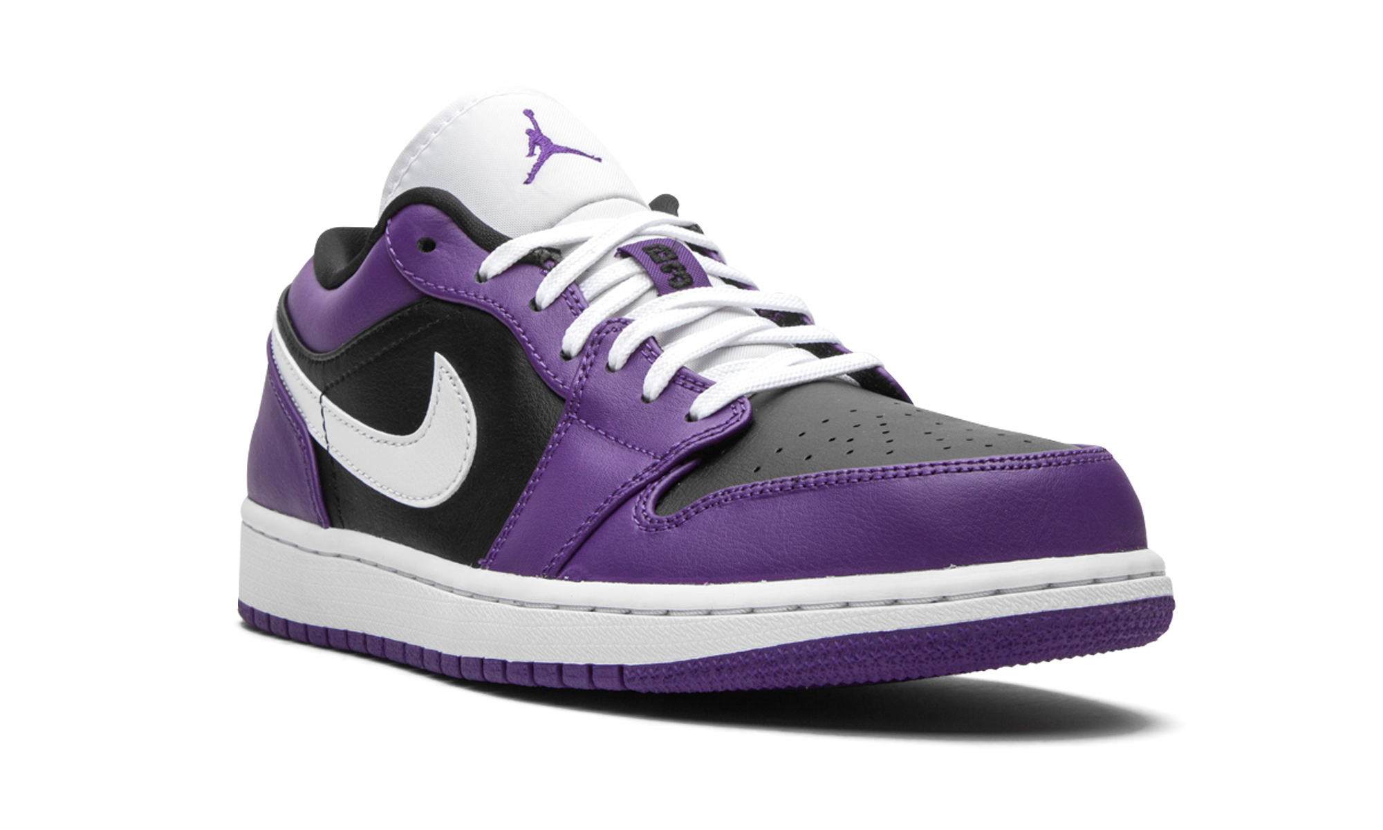 jordan 1 low court purple black+553558-501+diagnol right view