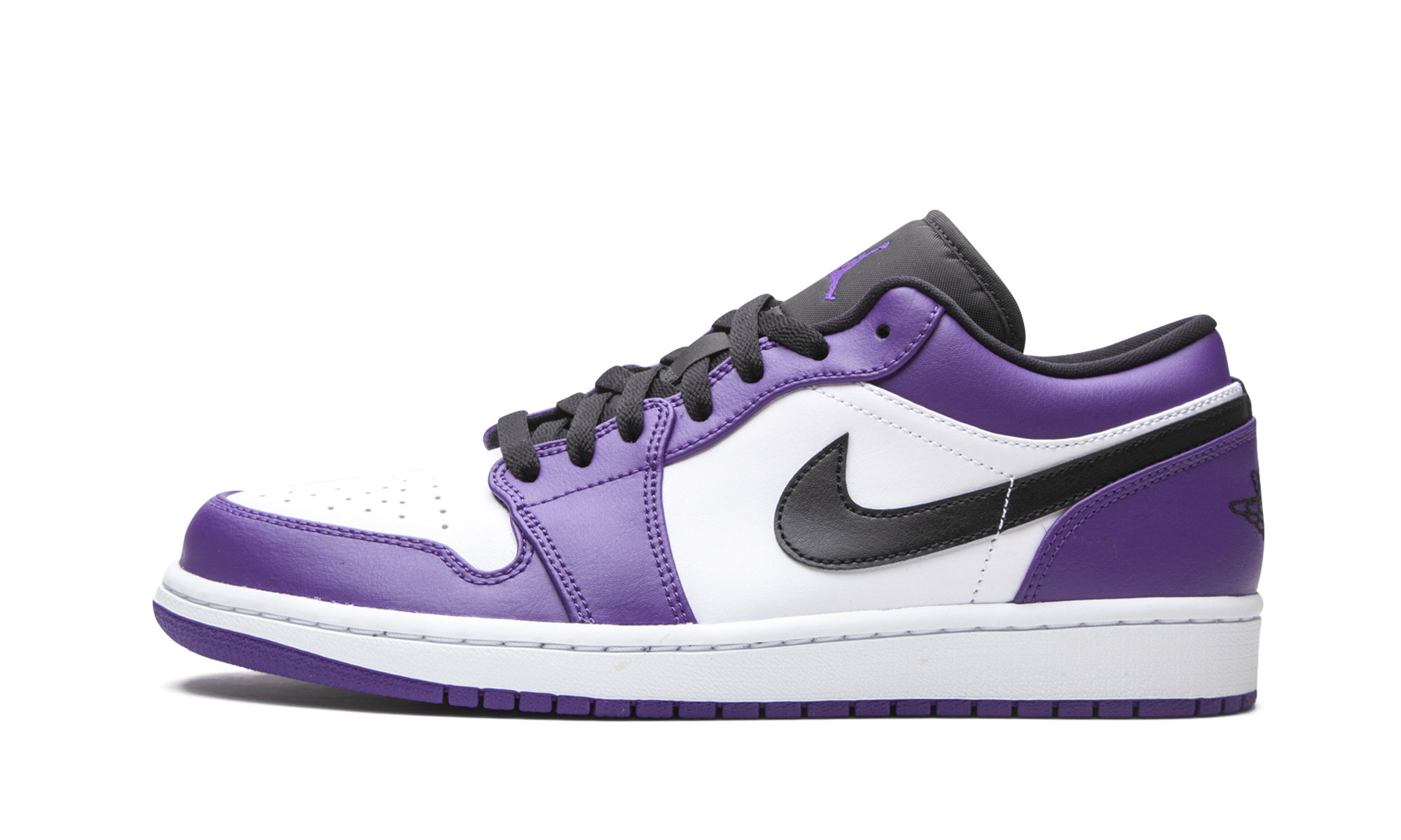jordan 1 low court purple white+553558-500+diagnol right view 1