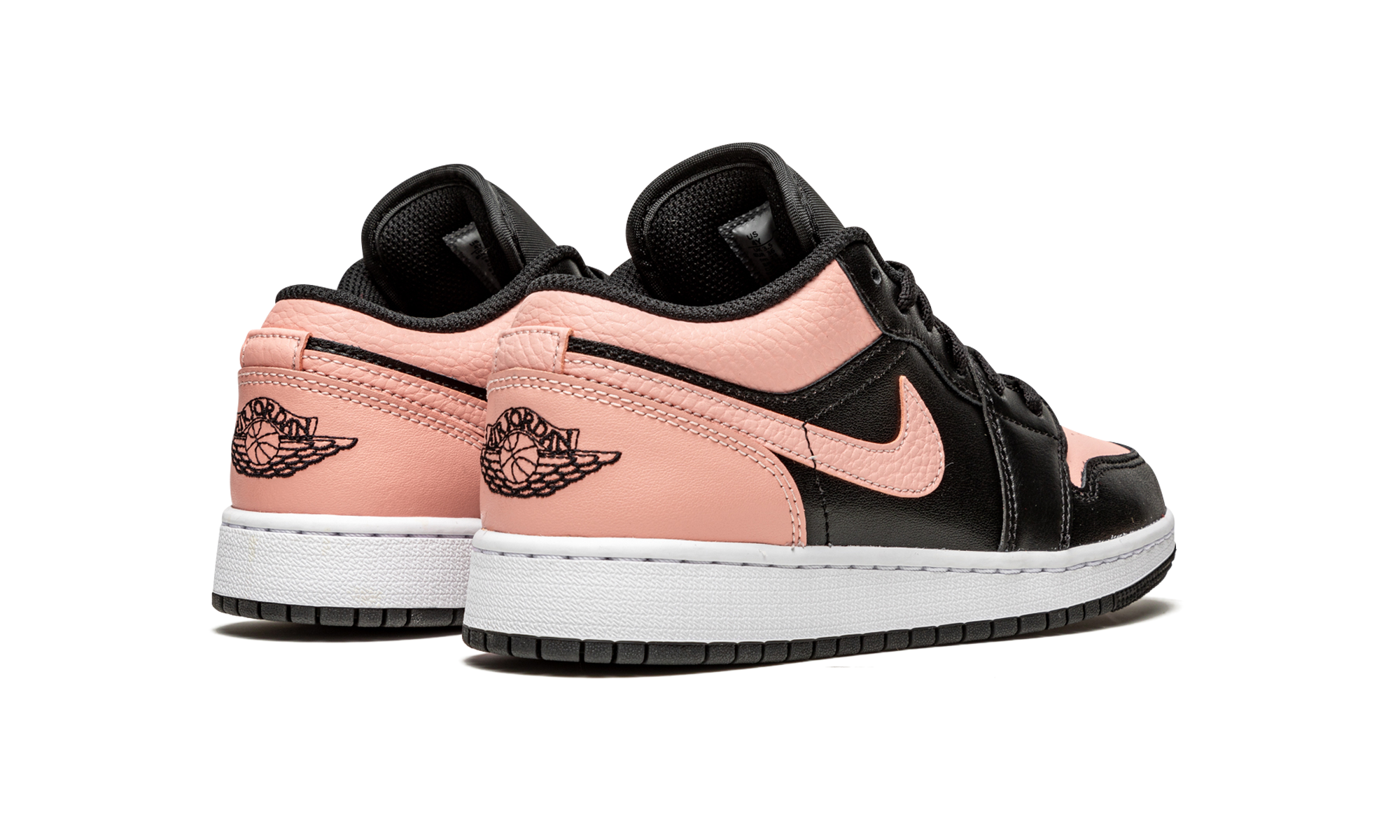 jordan 1 low crimson tint gs+553560-034+diagnol right behind view
