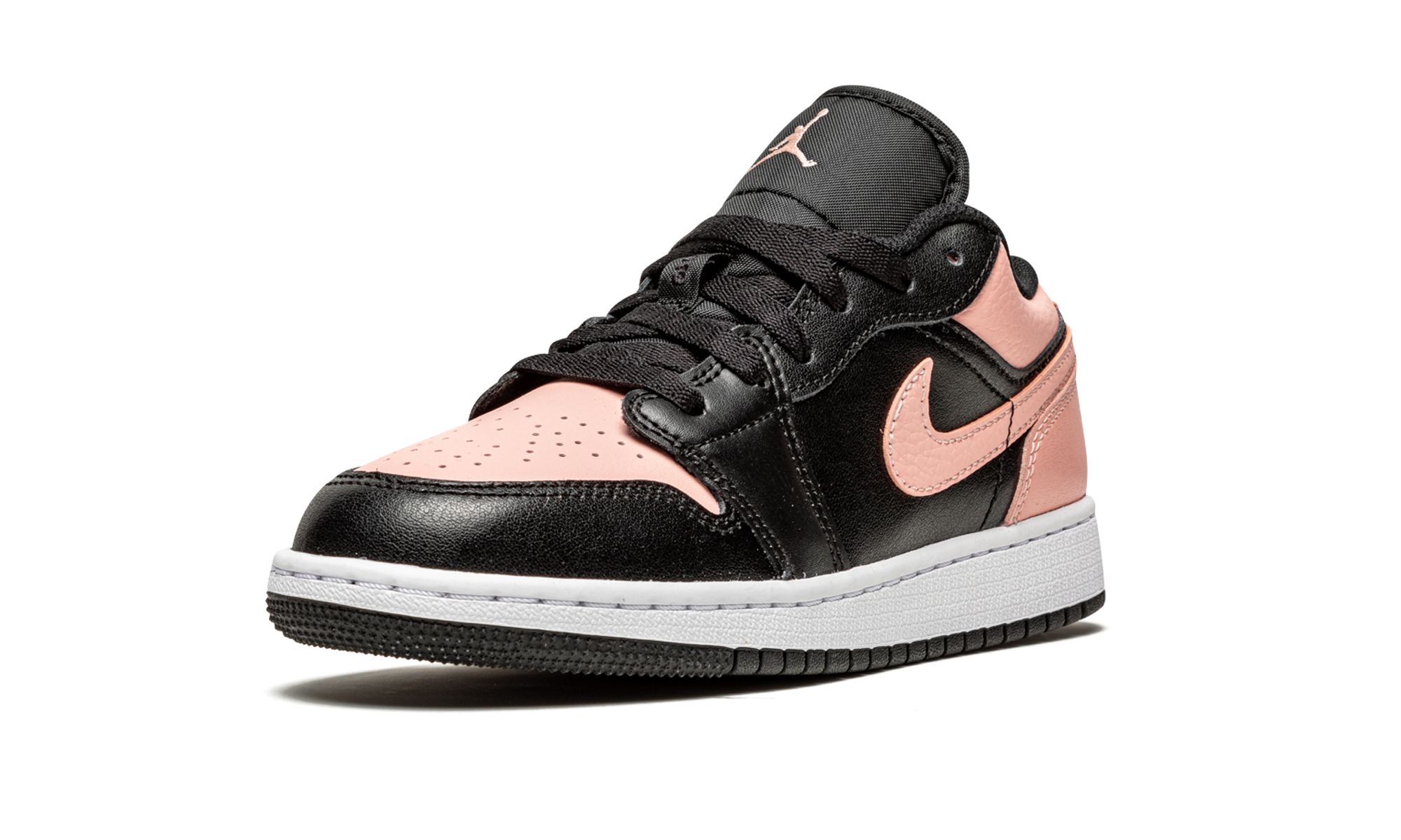 jordan 1 low crimson tint gs+553560-034+left diagnol single view