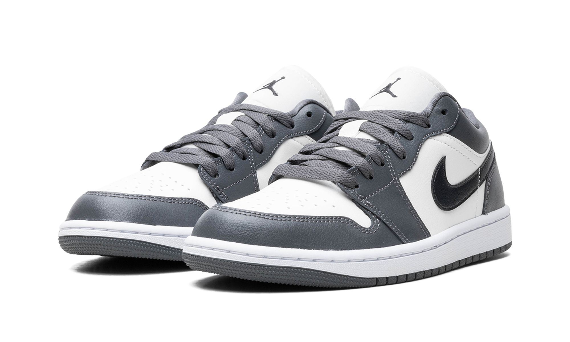 jordan 1 low dark grey women s+DC0774-102+diagnol left view