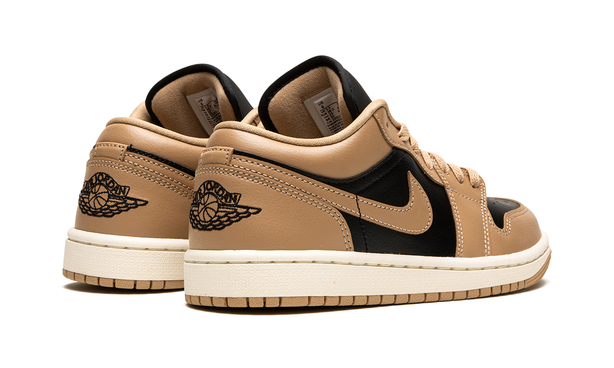 jordan 1 low desert women s+DC0774-201+diagnol right behind view