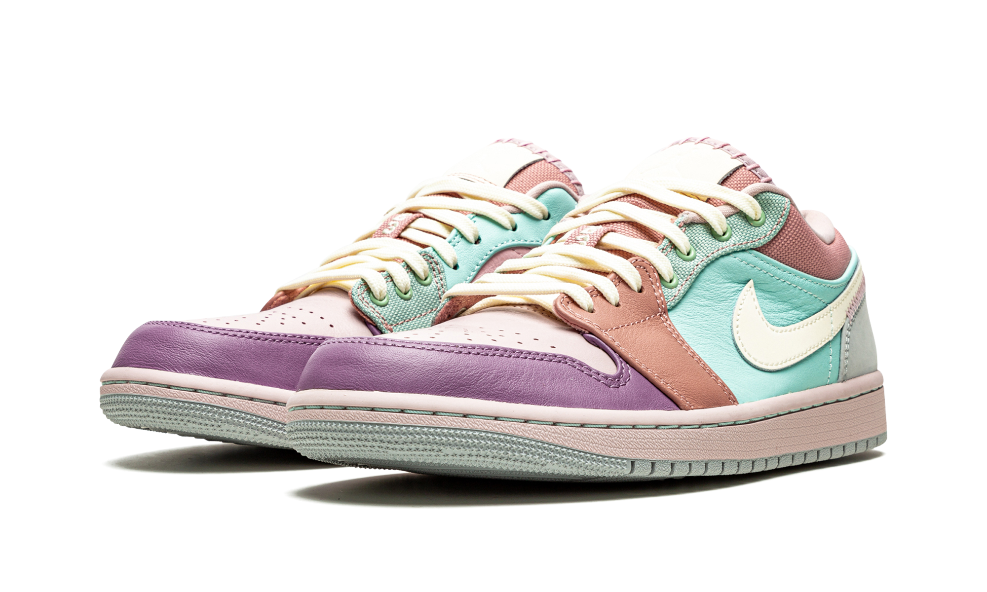 jordan 1 low easter pastel+DJ5196-615+diagnol left view