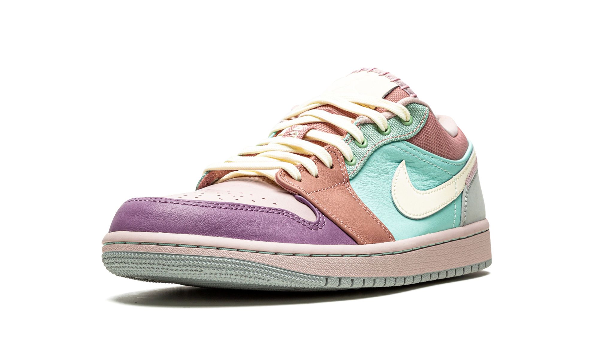 jordan 1 low easter pastel+DJ5196-615+left diagnol single view