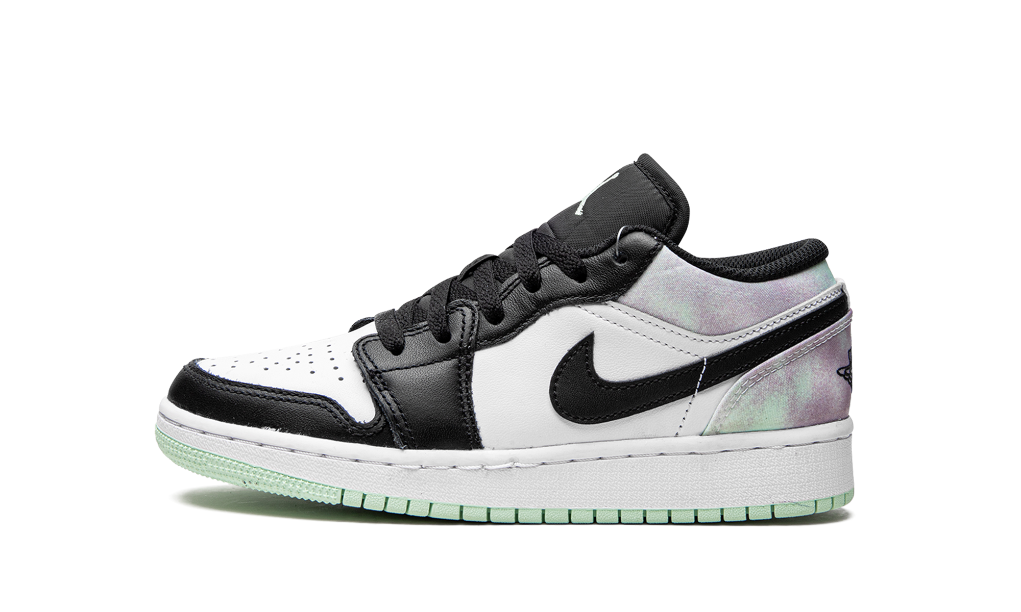 jordan 1 low easter pastel tie dye gs+DQ2514-100+diagnol right view 1
