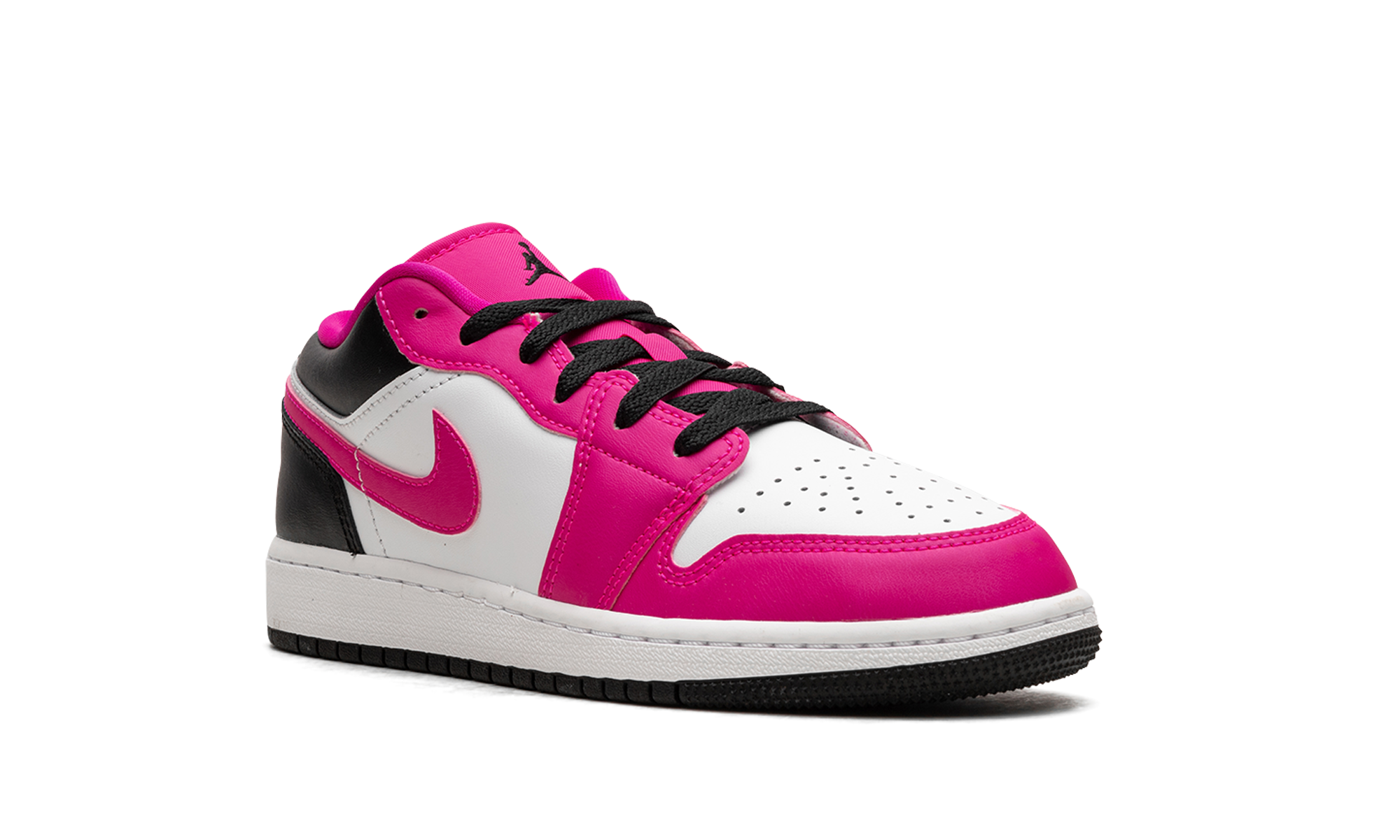 jordan 1 low fierce pink gs+DZ5365-601+diagnol right view